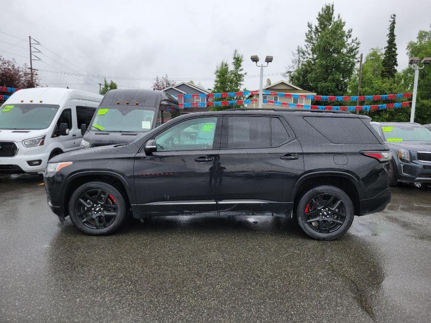 2019 BLACK CHEVROLET TRAVERSE PREMIER (1GNEVKKW2KJ) with an 3.6L engine, Automatic transmission, located at 929 East 8th Ave, Anchorage, AK, 99501, (907) 274-2277, 61.214783, -149.866074 - Photo#1