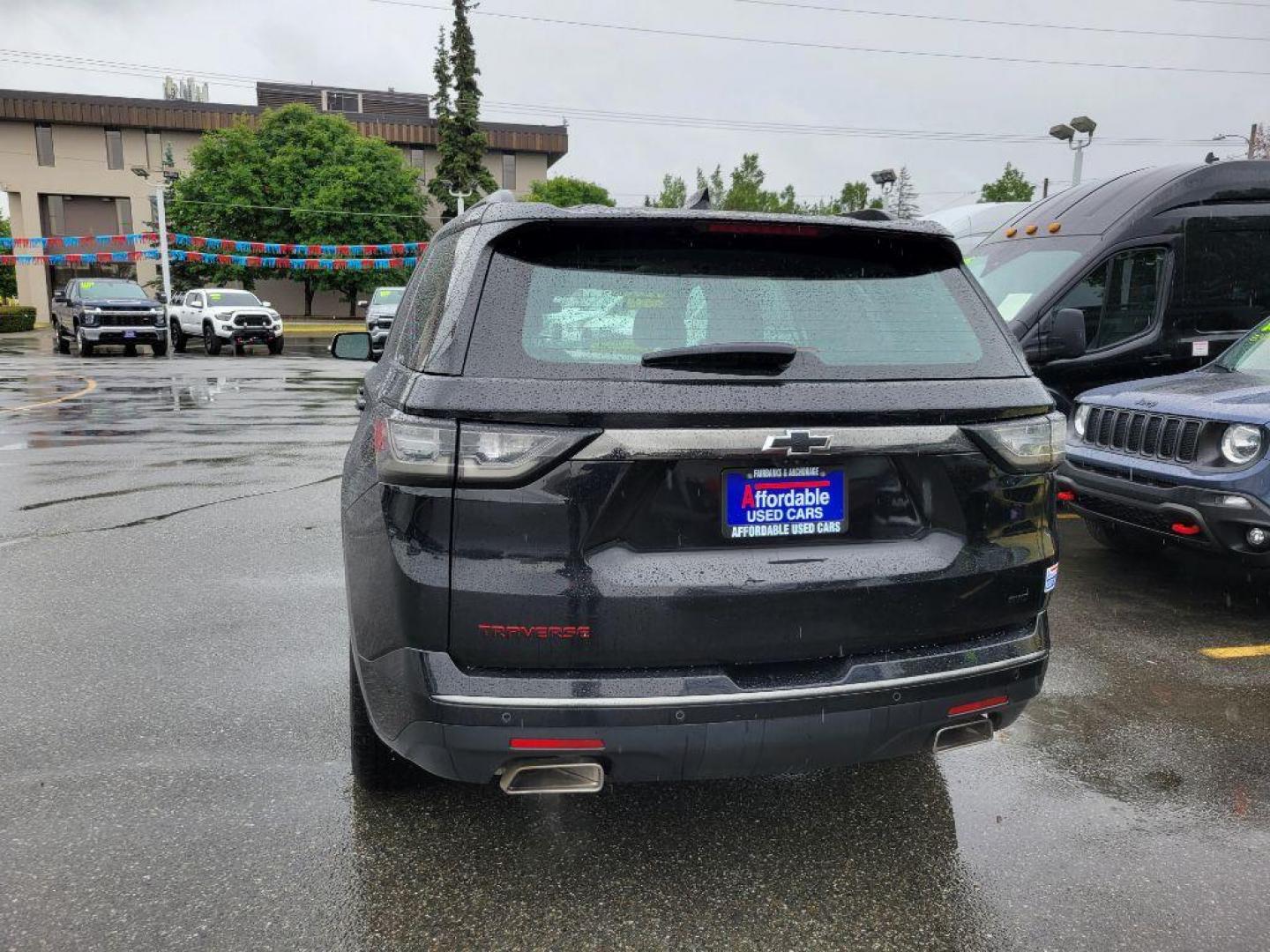 2019 BLACK CHEVROLET TRAVERSE PREMIER (1GNEVKKW2KJ) with an 3.6L engine, Automatic transmission, located at 929 East 8th Ave, Anchorage, AK, 99501, (907) 274-2277, 61.214783, -149.866074 - Photo#2