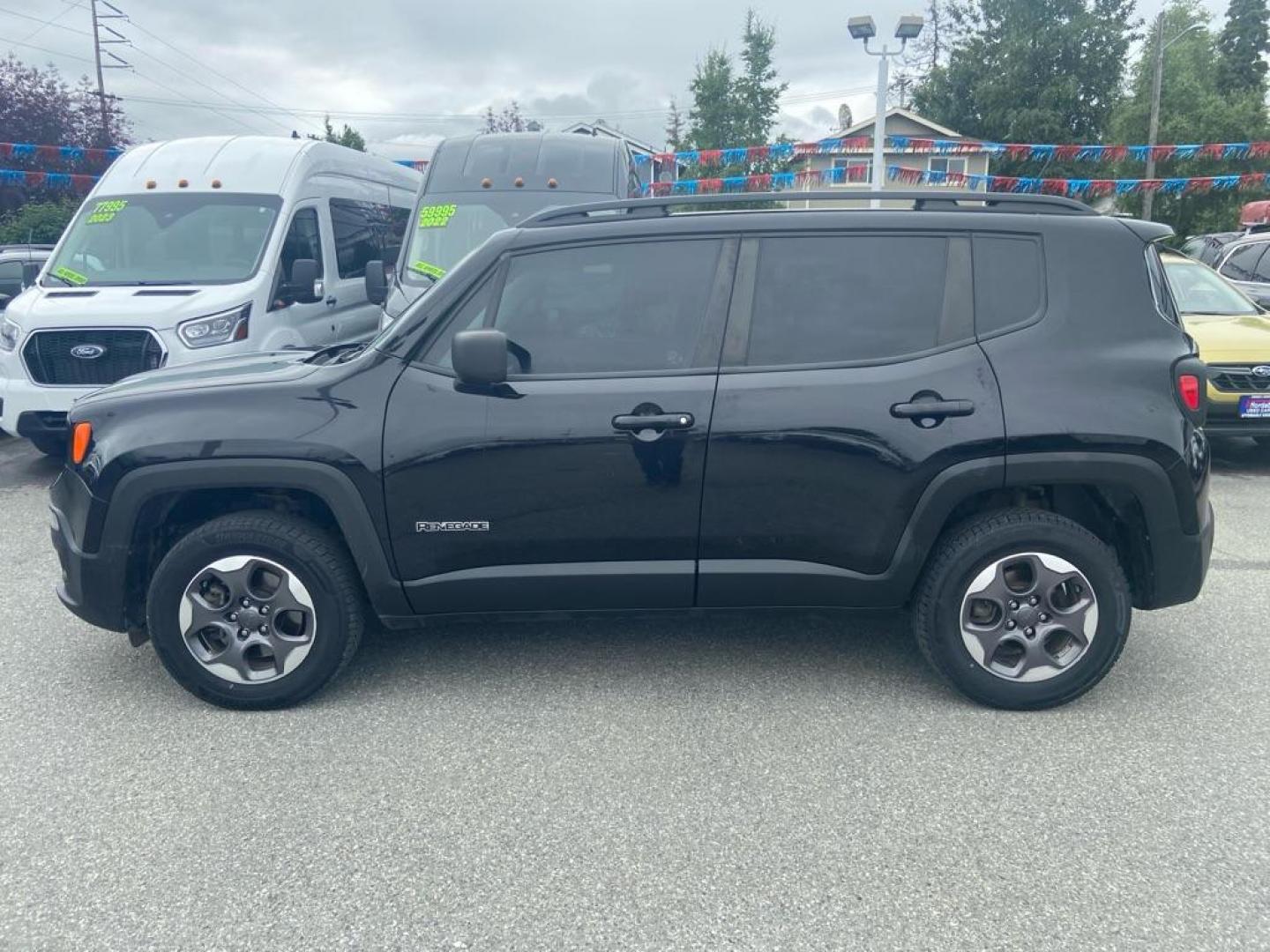 2017 BLACK JEEP RENEGADE SPORT (ZACCJBAB8HP) with an 2.4L engine, Automatic transmission, located at 929 East 8th Ave, Anchorage, AK, 99501, (907) 274-2277, 61.214783, -149.866074 - Photo#1