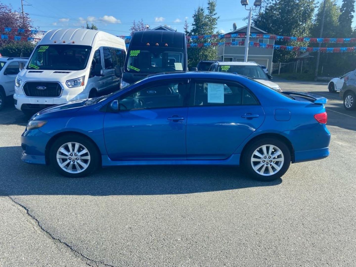 2010 BLUE TOYOTA COROLLA BASE (1NXBU4EE7AZ) with an 1.8L engine, Automatic transmission, located at 929 East 8th Ave, Anchorage, AK, 99501, (907) 274-2277, 61.214783, -149.866074 - Photo#1