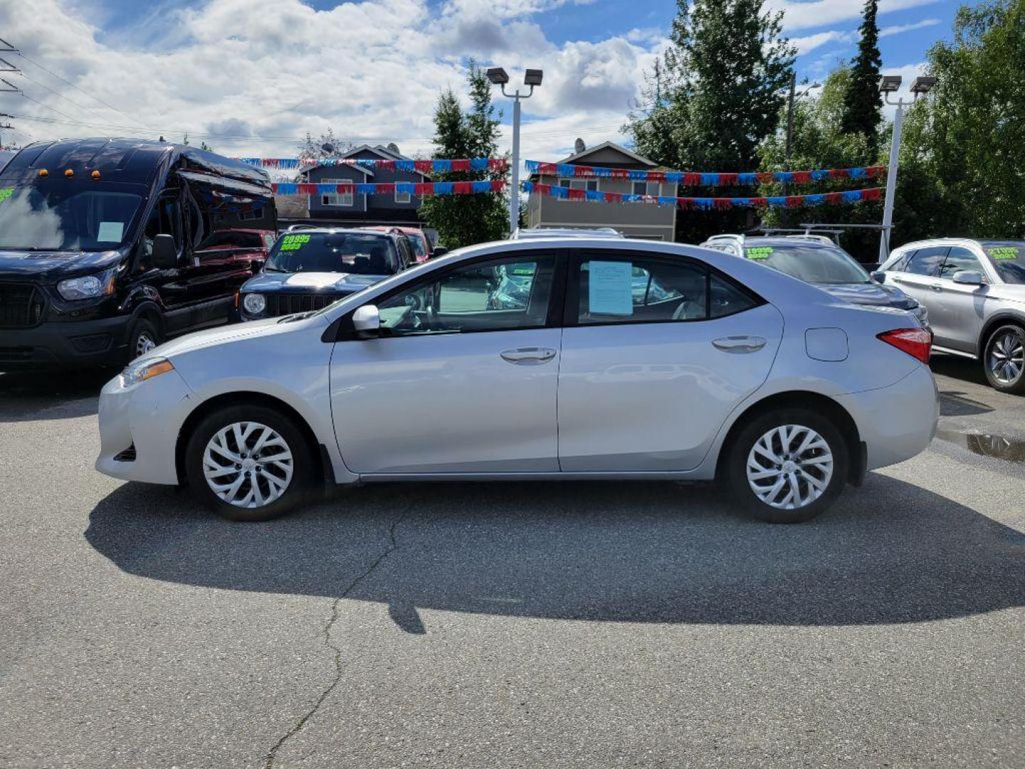 2017 SILVER TOYOTA COROLLA L (2T1BURHE5HC) with an 1.8L engine, Continuously Variable transmission, located at 929 East 8th Ave, Anchorage, AK, 99501, (907) 274-2277, 61.214783, -149.866074 - Photo#1