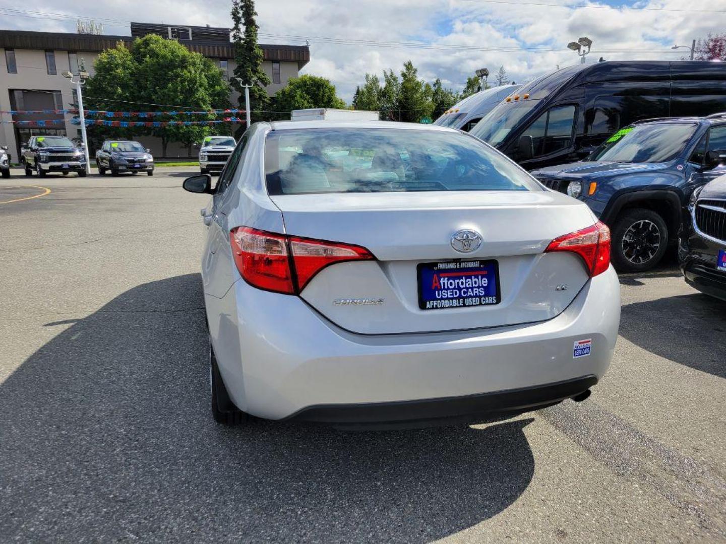 2017 SILVER TOYOTA COROLLA L (2T1BURHE5HC) with an 1.8L engine, Continuously Variable transmission, located at 929 East 8th Ave, Anchorage, AK, 99501, (907) 274-2277, 61.214783, -149.866074 - Photo#2