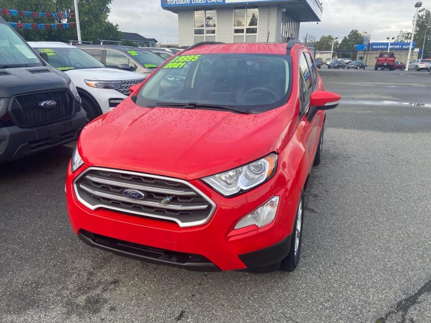 2021 RED FORD ECOSPORT SE (MAJ6S3GL4MC) with an 2.0L engine, Automatic transmission, located at 929 East 8th Ave, Anchorage, AK, 99501, (907) 274-2277, 61.214783, -149.866074 - Photo#0