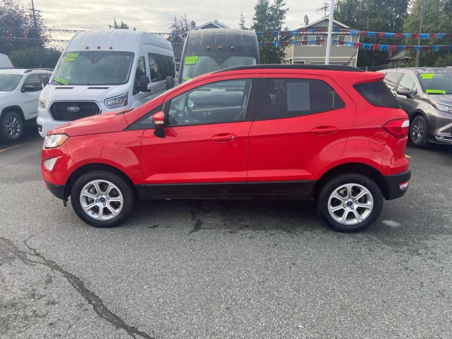 2021 RED FORD ECOSPORT SE (MAJ6S3GL4MC) with an 2.0L engine, Automatic transmission, located at 929 East 8th Ave, Anchorage, AK, 99501, (907) 274-2277, 61.214783, -149.866074 - Photo#1