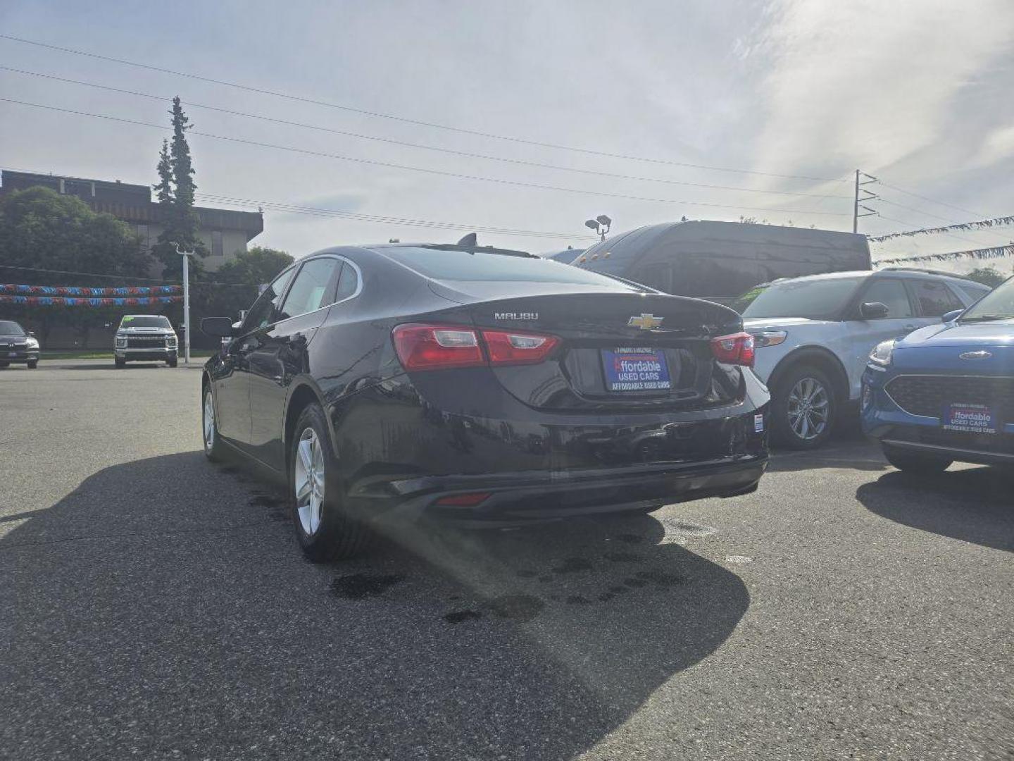 2022 BLACK CHEVROLET MALIBU LS LS (1G1ZB5ST7NF) with an 1.5L engine, Continuously Variable transmission, located at 929 East 8th Ave, Anchorage, AK, 99501, (907) 274-2277, 61.214783, -149.866074 - Photo#1