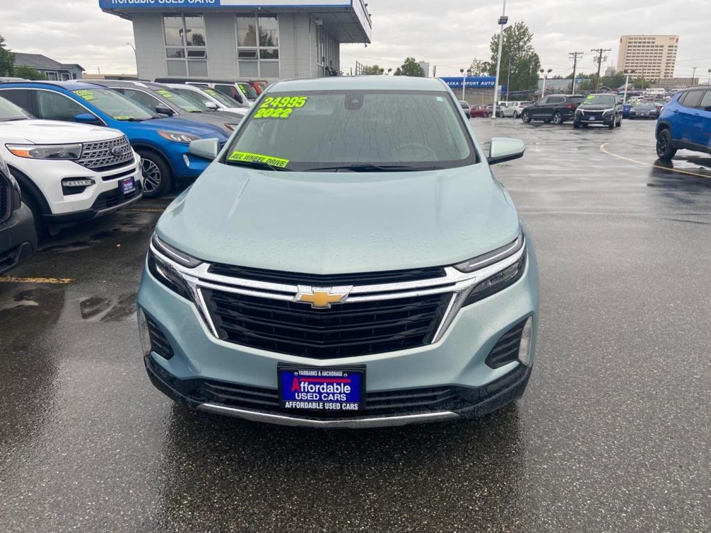 2022 BLUE CHEVROLET EQUINOX LT LT (2GNAXUEVXN6) with an 1.5L engine, Automatic transmission, located at 929 East 8th Ave, Anchorage, AK, 99501, (907) 274-2277, 61.214783, -149.866074 - Photo#0