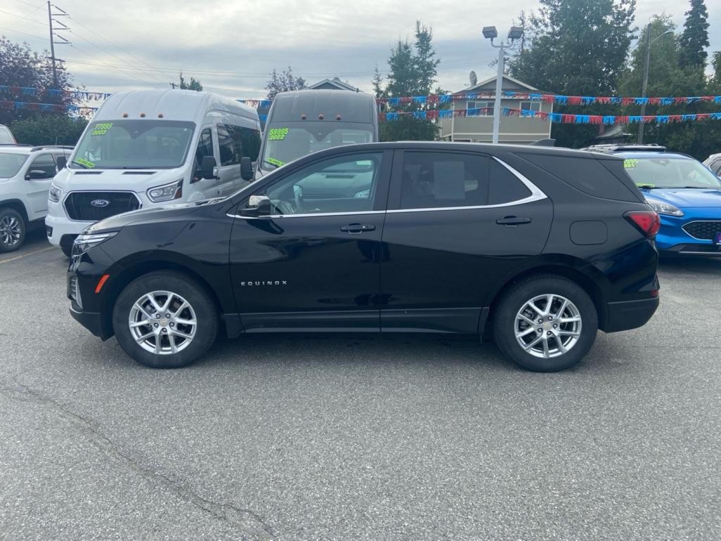 2022 BLACK CHEVROLET EQUINOX LT LT (3GNAXUEV7NL) with an 1.5L engine, Automatic transmission, located at 929 East 8th Ave, Anchorage, AK, 99501, (907) 274-2277, 61.214783, -149.866074 - Photo#1