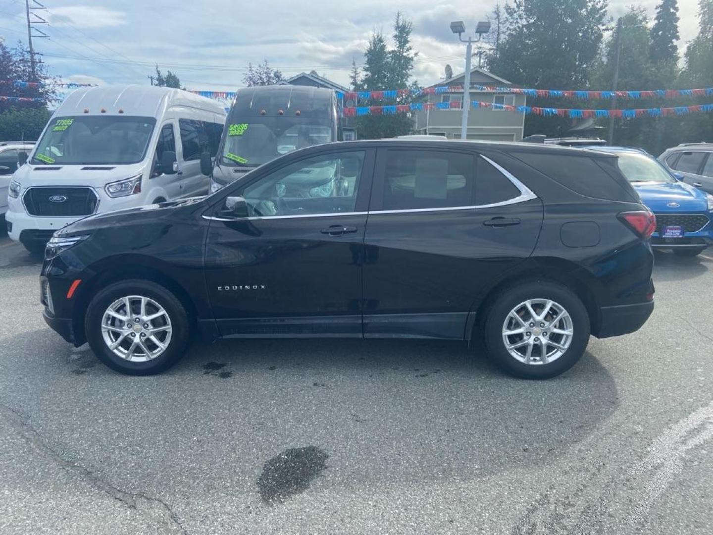 2022 BLACK CHEVROLET EQUINOX LT LT (3GNAXUEV5NL) with an 1.5L engine, Automatic transmission, located at 929 East 8th Ave, Anchorage, AK, 99501, (907) 274-2277, 61.214783, -149.866074 - Photo#1