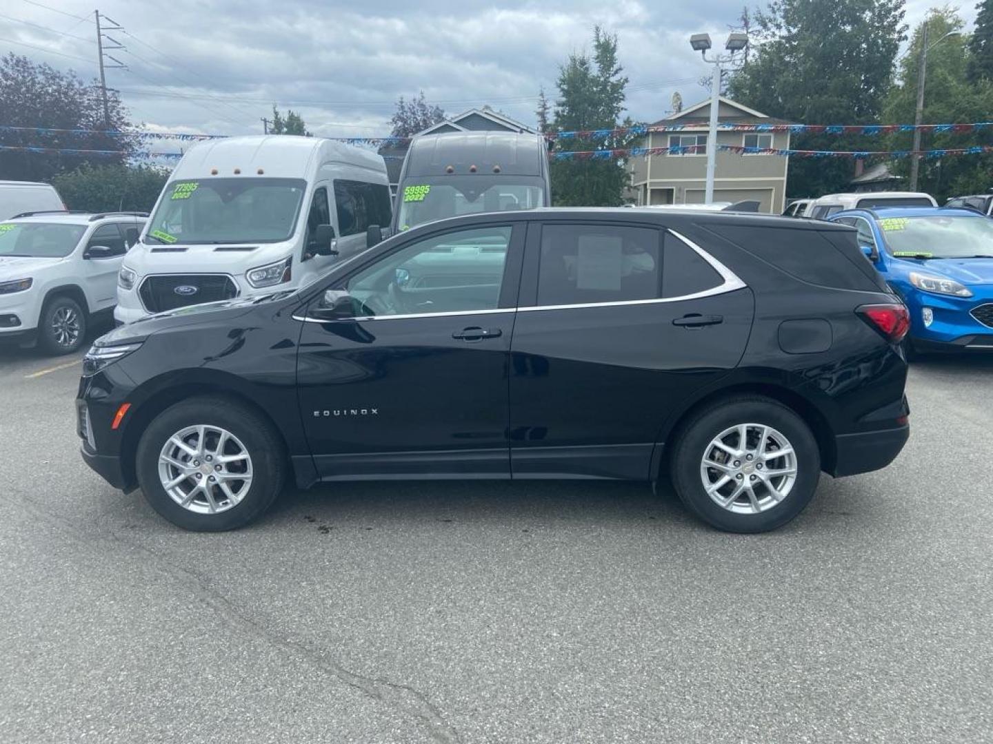 2022 BLACK CHEVROLET EQUINOX LT LT (3GNAXUEV3NL) with an 1.5L engine, Automatic transmission, located at 929 East 8th Ave, Anchorage, AK, 99501, (907) 274-2277, 61.214783, -149.866074 - Photo#1