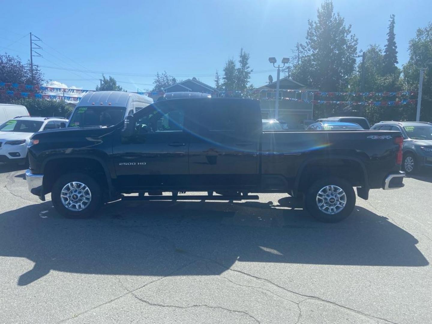 2023 BLACK CHEVROLET SILVERADO 2500 HEAVY DUTY LT (1GC4YNE71PF) with an 6.6L engine, Automatic transmission, located at 929 East 8th Ave, Anchorage, AK, 99501, (907) 274-2277, 61.214783, -149.866074 - Photo#1