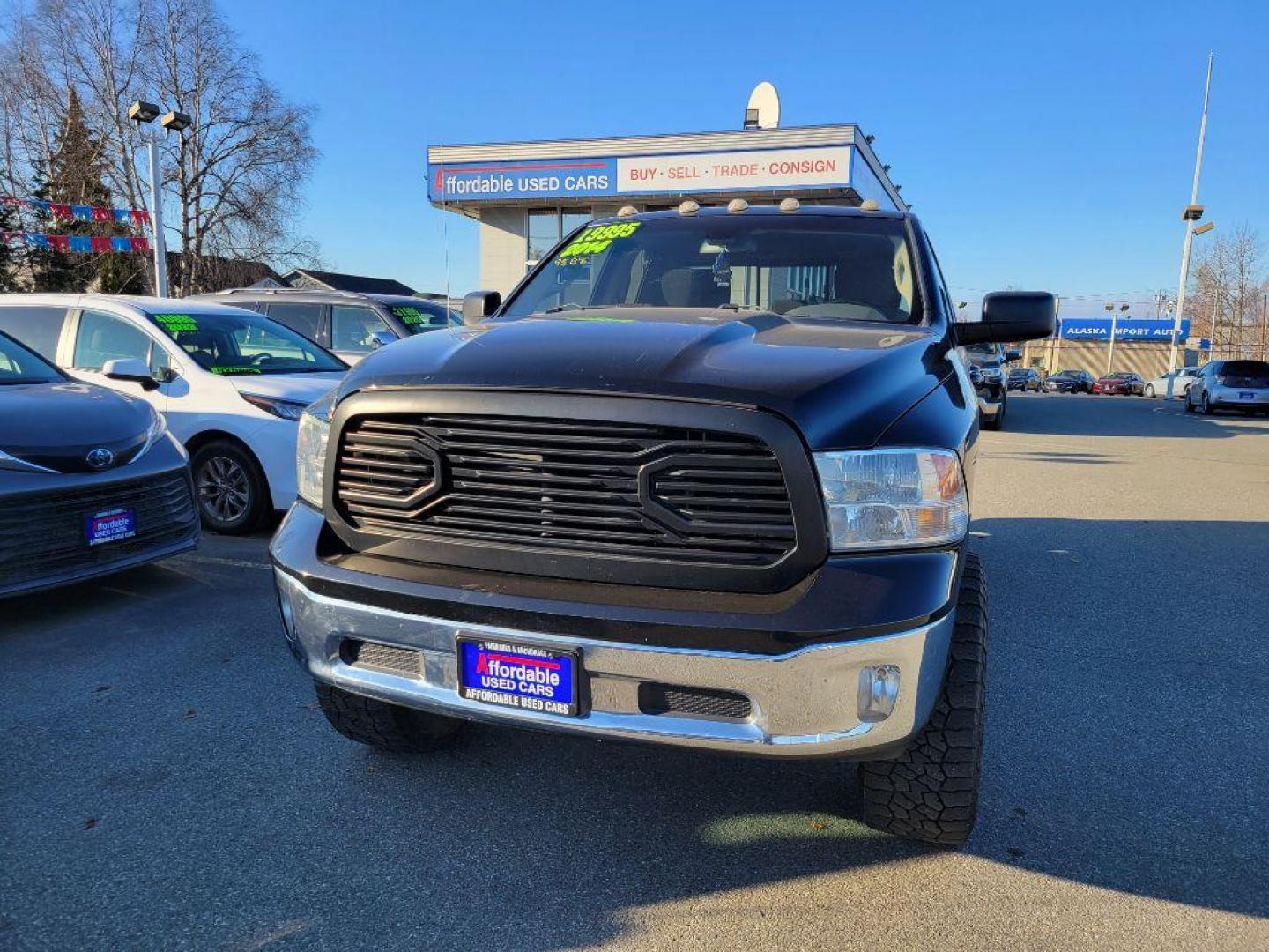 2014 BLACK RAM 1500 SLT (1C6RR7GT1ES) with an 5.7L engine, Automatic transmission, located at 929 East 8th Ave, Anchorage, AK, 99501, (907) 274-2277, 61.214783, -149.866074 - Photo#0