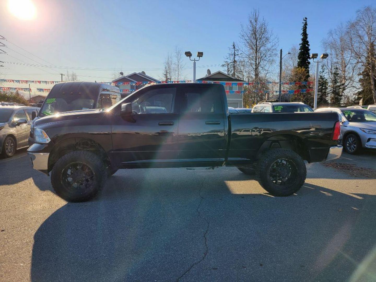 2014 BLACK RAM 1500 SLT (1C6RR7GT1ES) with an 5.7L engine, Automatic transmission, located at 929 East 8th Ave, Anchorage, AK, 99501, (907) 274-2277, 61.214783, -149.866074 - Photo#1