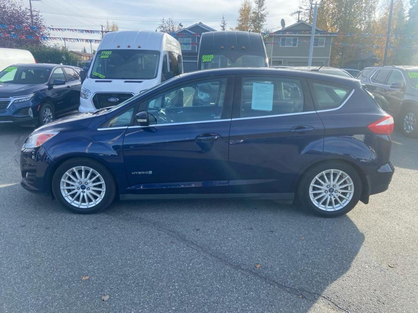 2016 BLUE FORD C-MAX SEL (1FADP5BU6GL) with an 2.0L engine, Continuously Variable transmission, located at 929 East 8th Ave, Anchorage, AK, 99501, (907) 274-2277, 61.214783, -149.866074 - Photo#1