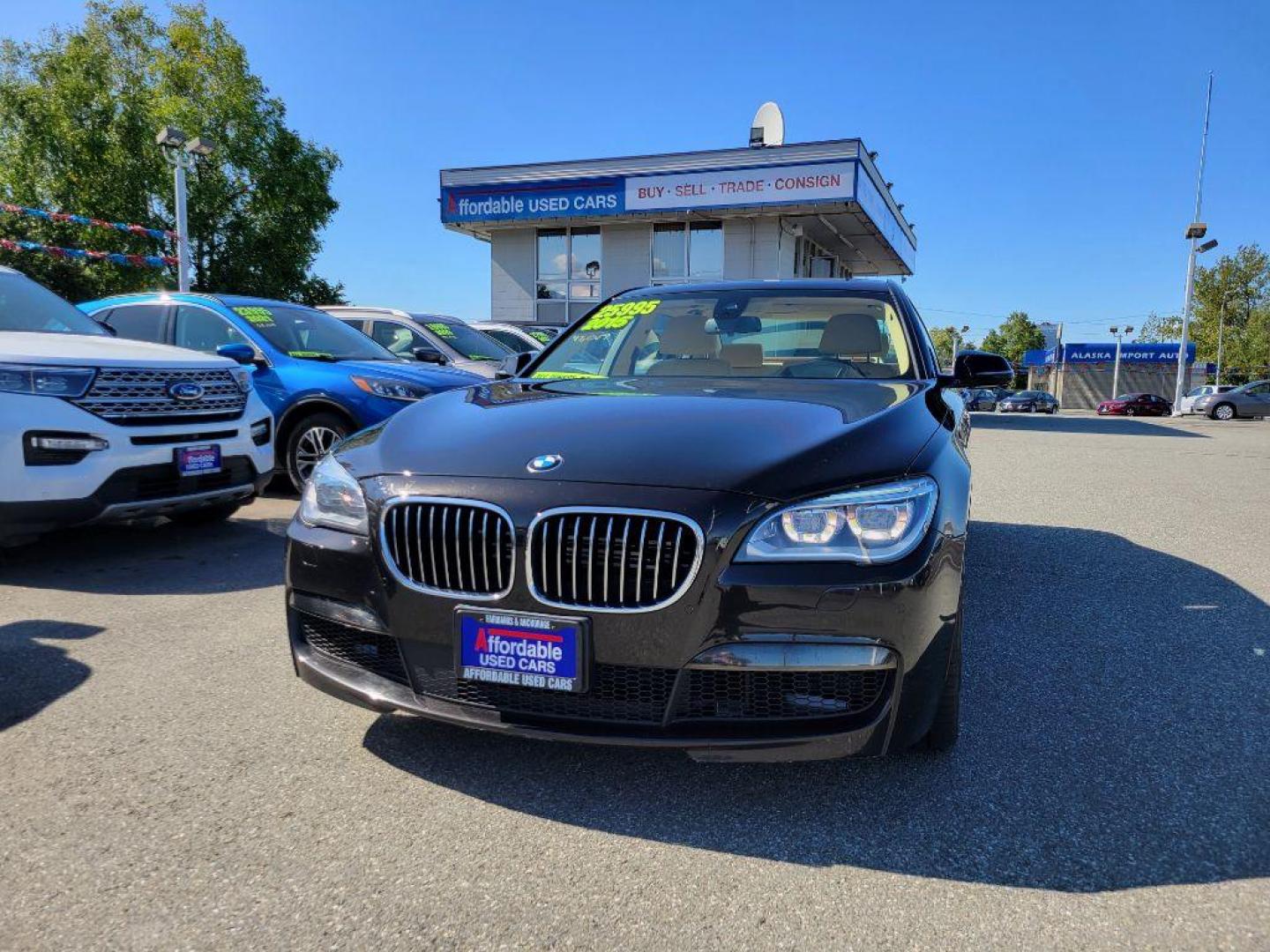 2015 BLACK BMW 750 LXI (WBAYF8C55FD) with an 4.4L engine, Automatic transmission, located at 929 East 8th Ave, Anchorage, AK, 99501, (907) 274-2277, 61.214783, -149.866074 - Photo#0