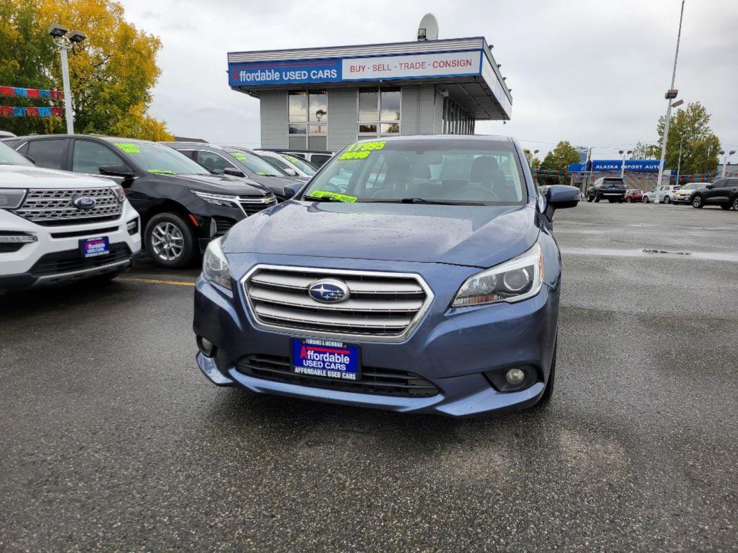 2016 BLUE SUBARU LEGACY 2.5I LIMITED (4S3BNAL6XG3) with an 2.5L engine, Continuously Variable transmission, located at 929 East 8th Ave, Anchorage, AK, 99501, (907) 274-2277, 61.214783, -149.866074 - Photo#0