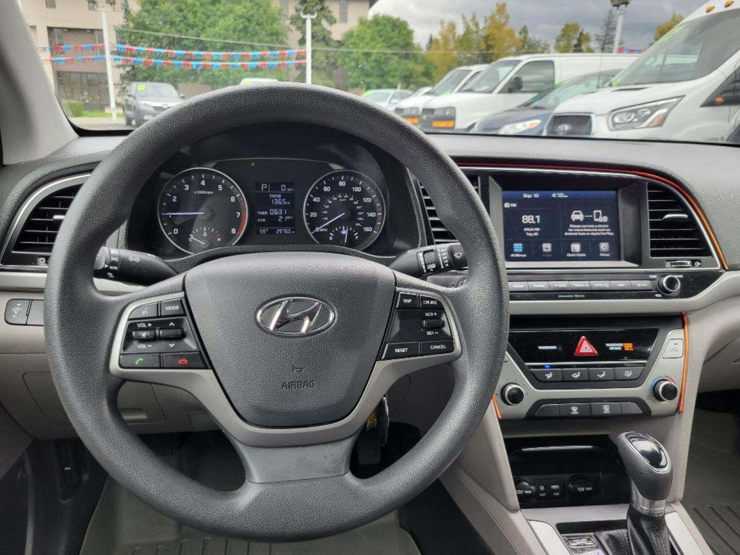 2018 RED HYUNDAI ELANTRA SE (5NPD74LF8JH) with an 2.0L engine, Automatic transmission, located at 929 East 8th Ave, Anchorage, AK, 99501, (907) 274-2277, 61.214783, -149.866074 - Photo#4