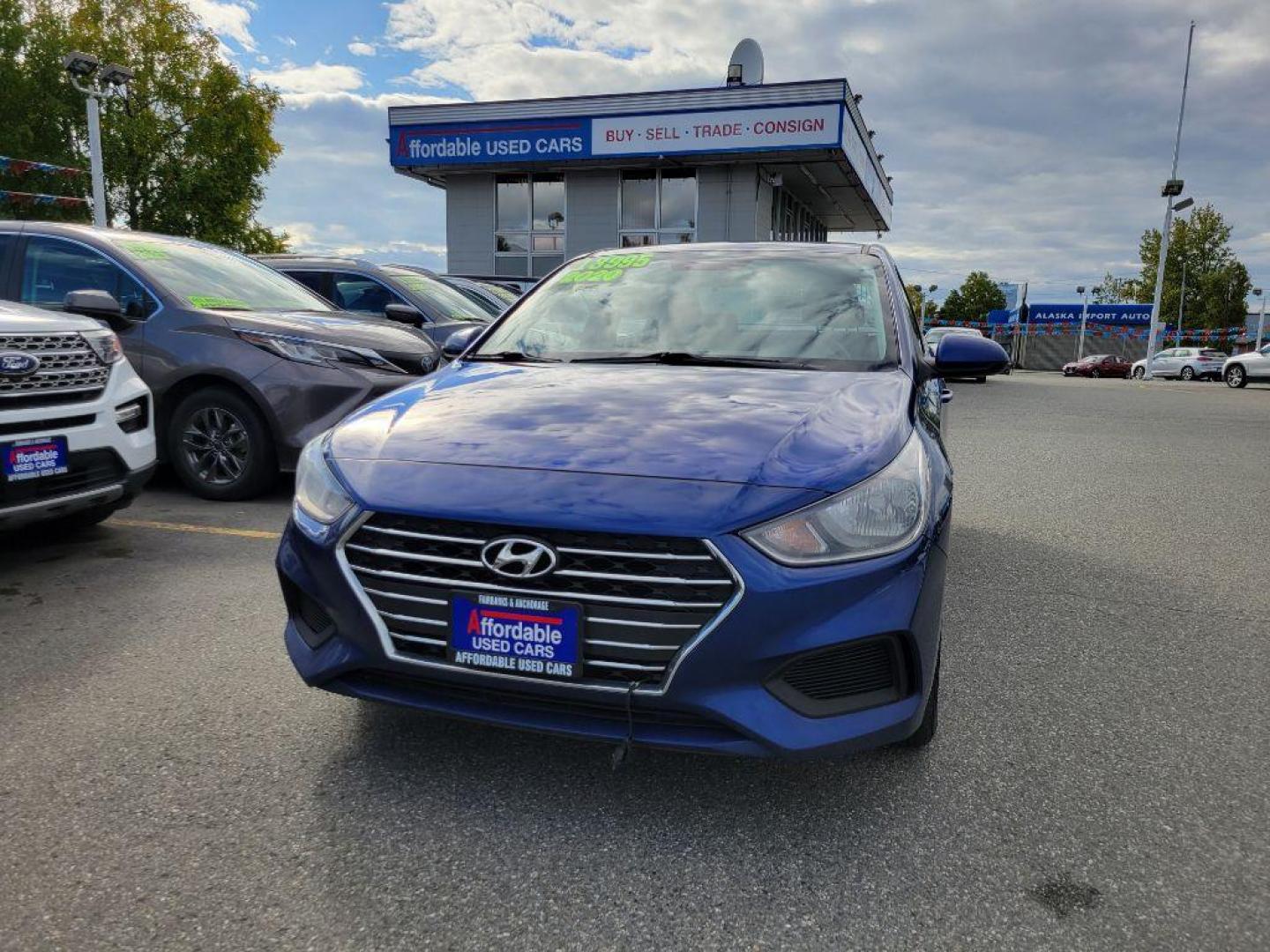 2020 BLUE HYUNDAI ACCENT SE (3KPC24A64LE) with an 1.6L engine, 6-Speed Manual transmission, located at 929 East 8th Ave, Anchorage, AK, 99501, (907) 274-2277, 61.214783, -149.866074 - Photo#0