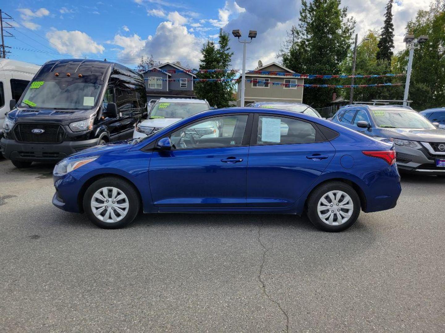 2020 BLUE HYUNDAI ACCENT SE (3KPC24A64LE) with an 1.6L engine, 6-Speed Manual transmission, located at 929 East 8th Ave, Anchorage, AK, 99501, (907) 274-2277, 61.214783, -149.866074 - Photo#1