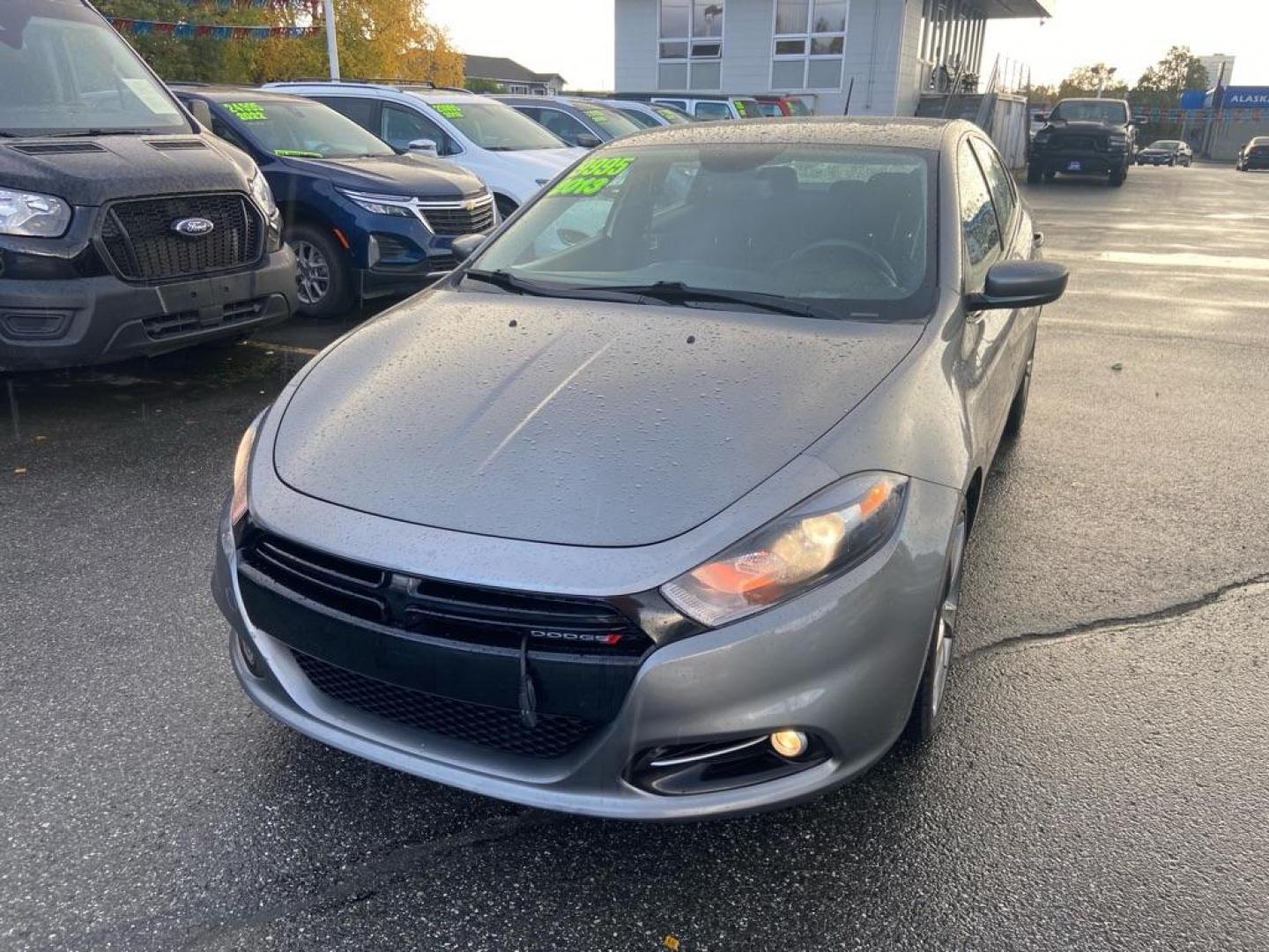 2013 GREY DODGE DART SXT (1C3CDFBA0DD) with an 2.0L engine, Automatic transmission, located at 929 East 8th Ave, Anchorage, AK, 99501, (907) 274-2277, 61.214783, -149.866074 - Photo#0