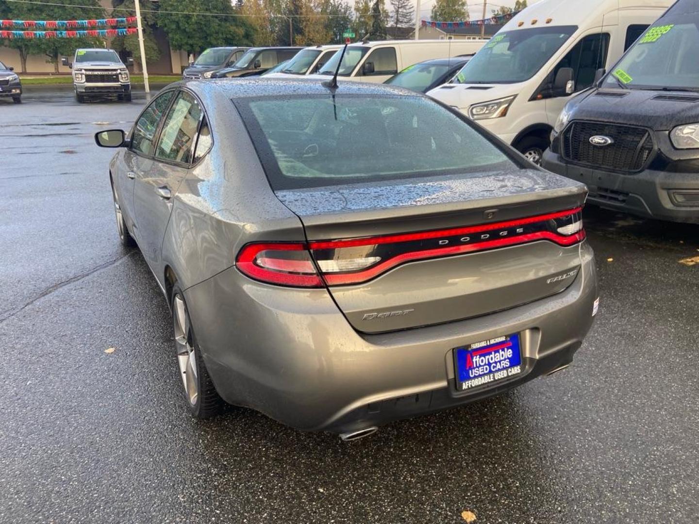 2013 GREY DODGE DART SXT (1C3CDFBA0DD) with an 2.0L engine, Automatic transmission, located at 929 East 8th Ave, Anchorage, AK, 99501, (907) 274-2277, 61.214783, -149.866074 - Photo#2