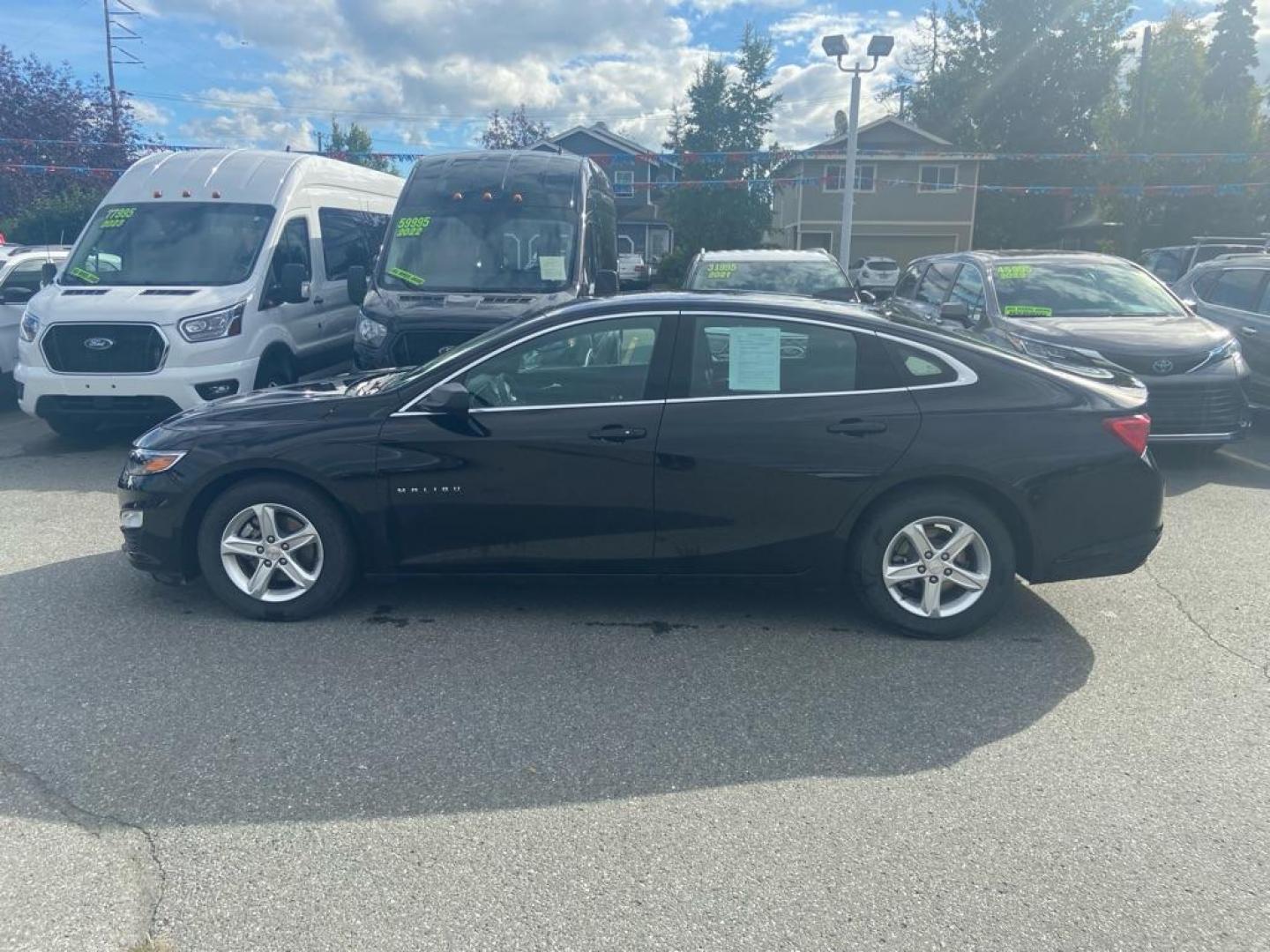 2022 BLUE CHEVROLET MALIBU LS LS (1G1ZB5ST2NF) with an 1.5L engine, Continuously Variable transmission, located at 929 East 8th Ave, Anchorage, AK, 99501, (907) 274-2277, 61.214783, -149.866074 - Photo#1