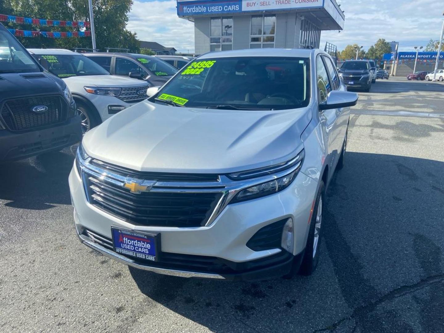 2022 SILVER CHEVROLET EQUINOX LT LT (3GNAXUEV8NL) with an 1.5L engine, Automatic transmission, located at 929 East 8th Ave, Anchorage, AK, 99501, (907) 274-2277, 61.214783, -149.866074 - Photo#0