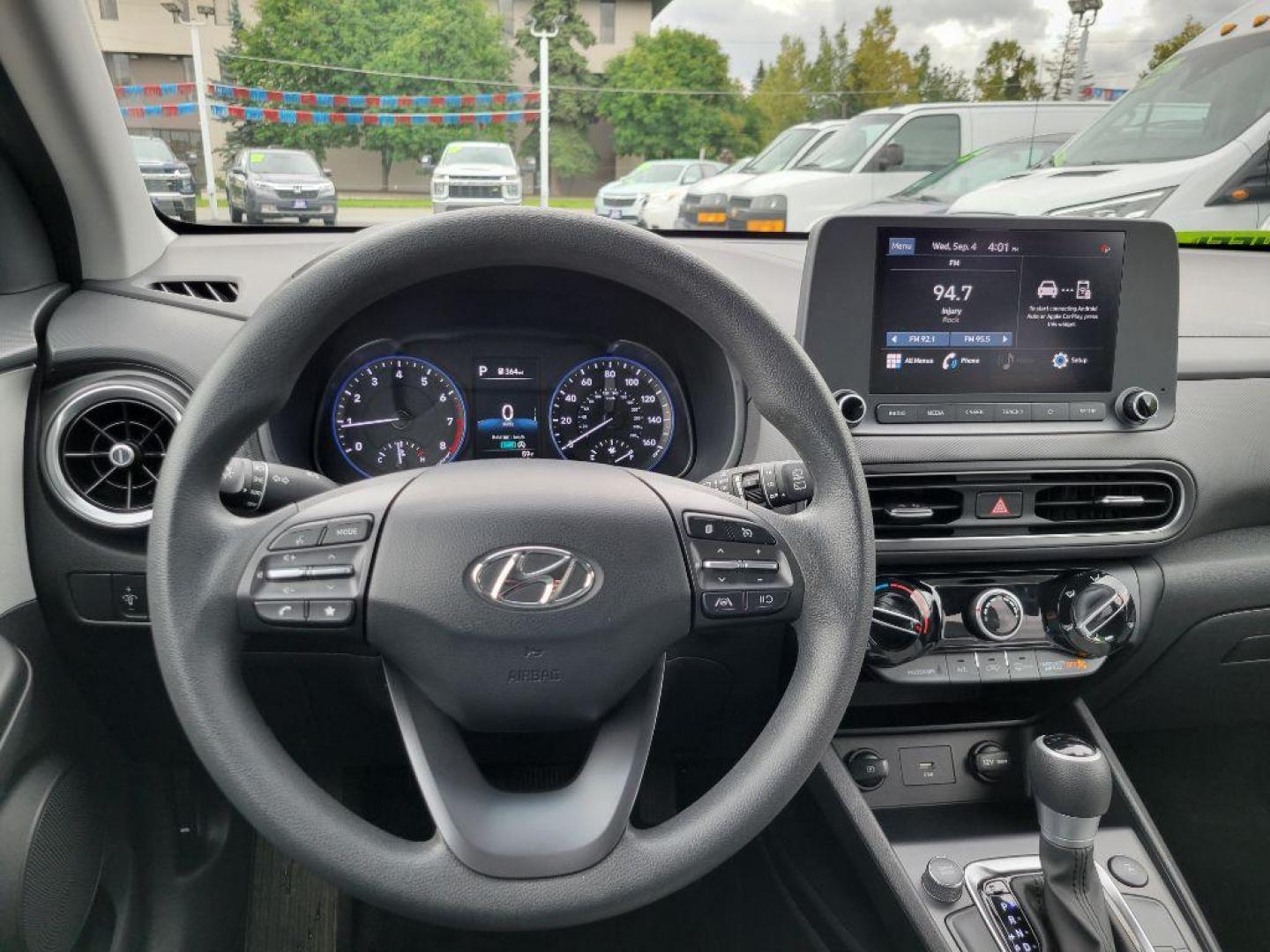 2023 BLUE HYUNDAI KONA SEL SEL (KM8K6CAB1PU) with an 2.0L engine, Continuously Variable transmission, located at 929 East 8th Ave, Anchorage, AK, 99501, (907) 274-2277, 61.214783, -149.866074 - Photo#4