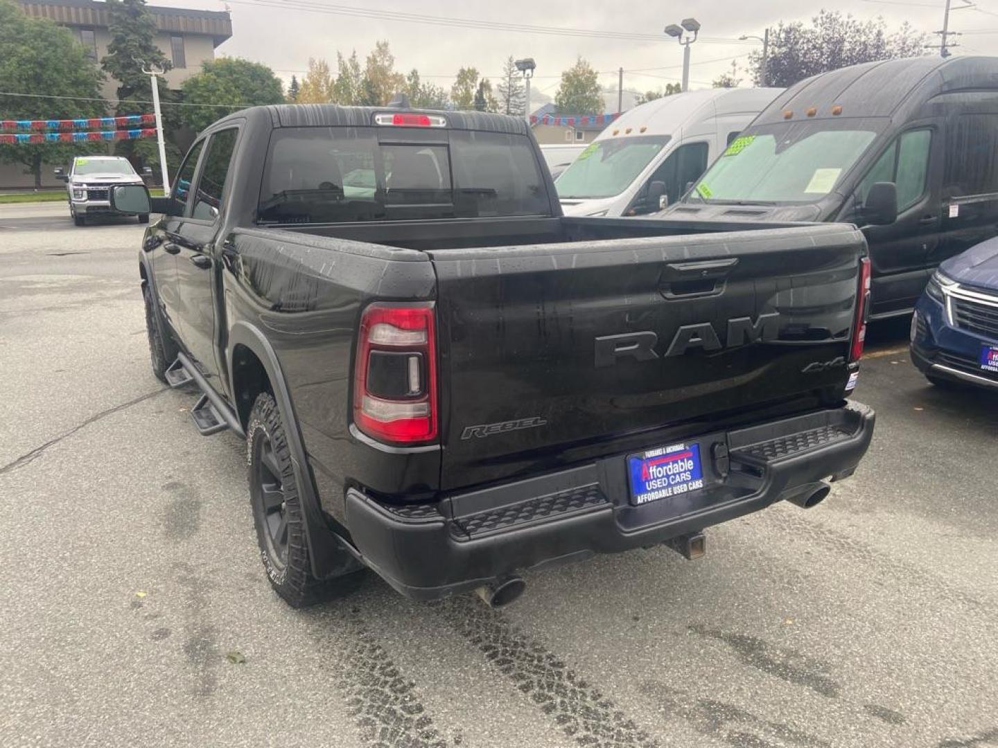 2021 BLACK RAM 1500 REBEL (1C6SRFLT6MN) with an 5.7L engine, Automatic transmission, located at 929 East 8th Ave, Anchorage, AK, 99501, (907) 274-2277, 61.214783, -149.866074 - Photo#2