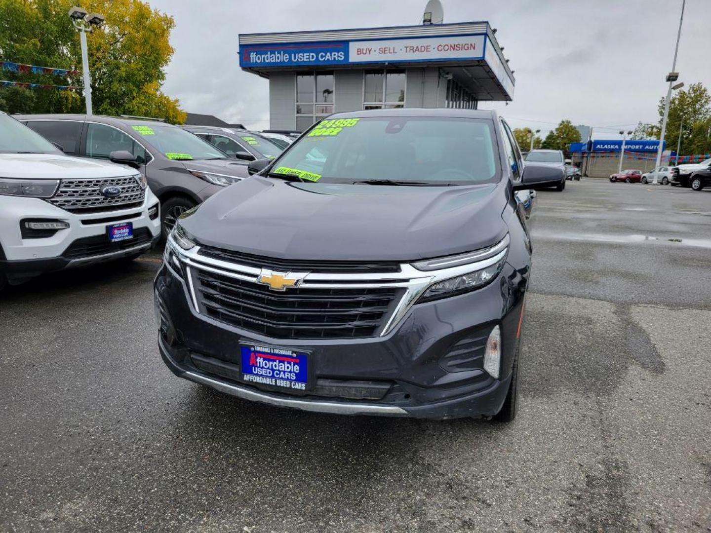 2022 GRAY CHEVROLET EQUINOX LT LT (2GNAXUEV3N6) with an 1.5L engine, Automatic transmission, located at 929 East 8th Ave, Anchorage, AK, 99501, (907) 274-2277, 61.214783, -149.866074 - Photo#0