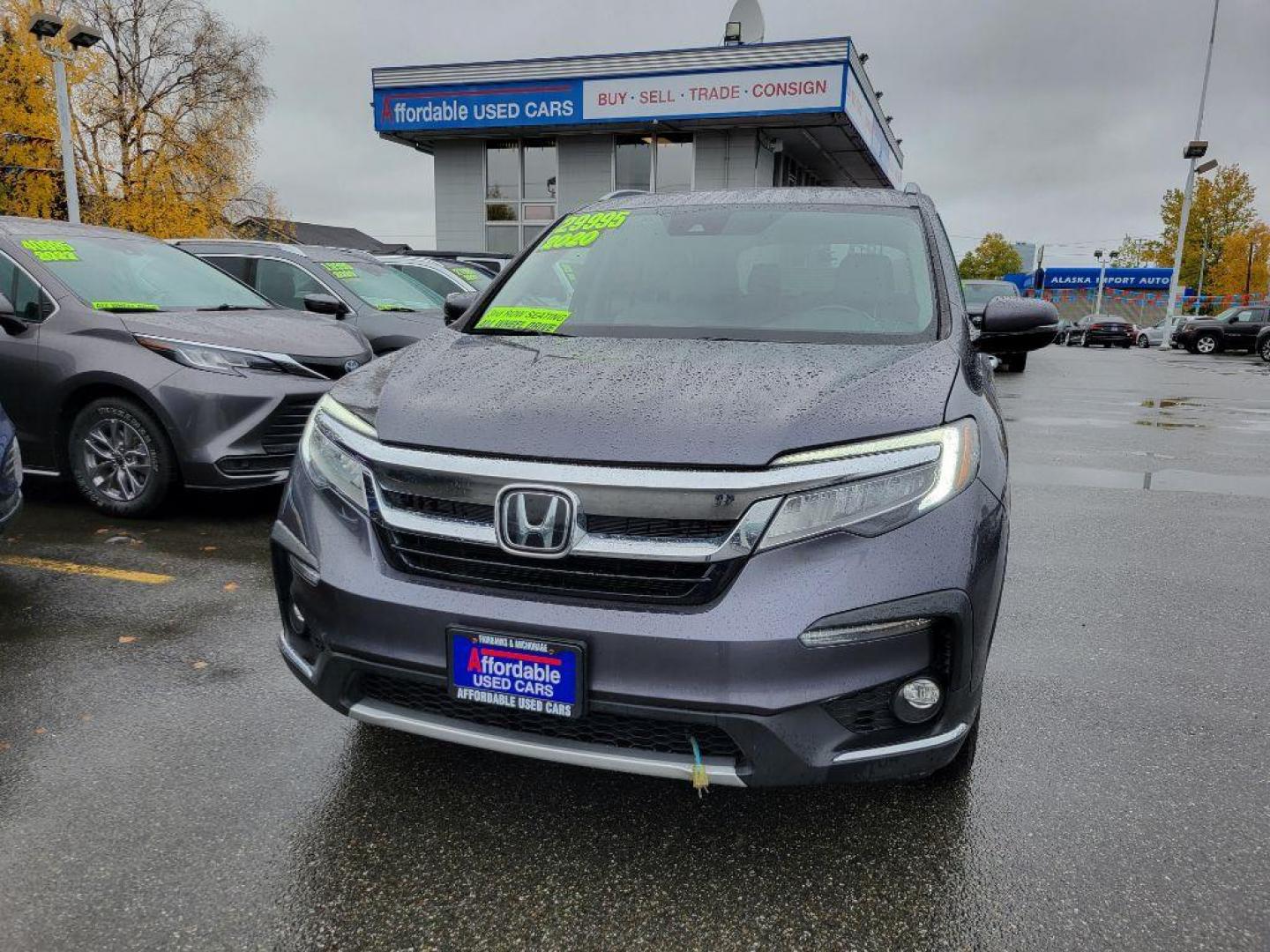 2020 GRAY HONDA PILOT TOURING (5FNYF6H62LB) with an 3.5L engine, Automatic transmission, located at 929 East 8th Ave, Anchorage, AK, 99501, (907) 274-2277, 61.214783, -149.866074 - Photo#0