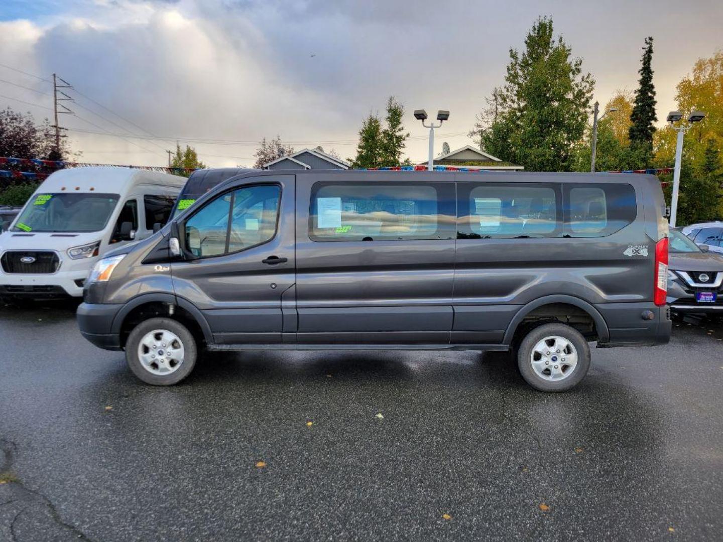 2018 GREY FORD TRANSIT T-350 (1FBZX2YG4JK) with an 3.5L engine, Automatic transmission, located at 929 East 8th Ave, Anchorage, AK, 99501, (907) 274-2277, 61.214783, -149.866074 - QUIGLEY 4X4 - Photo#1