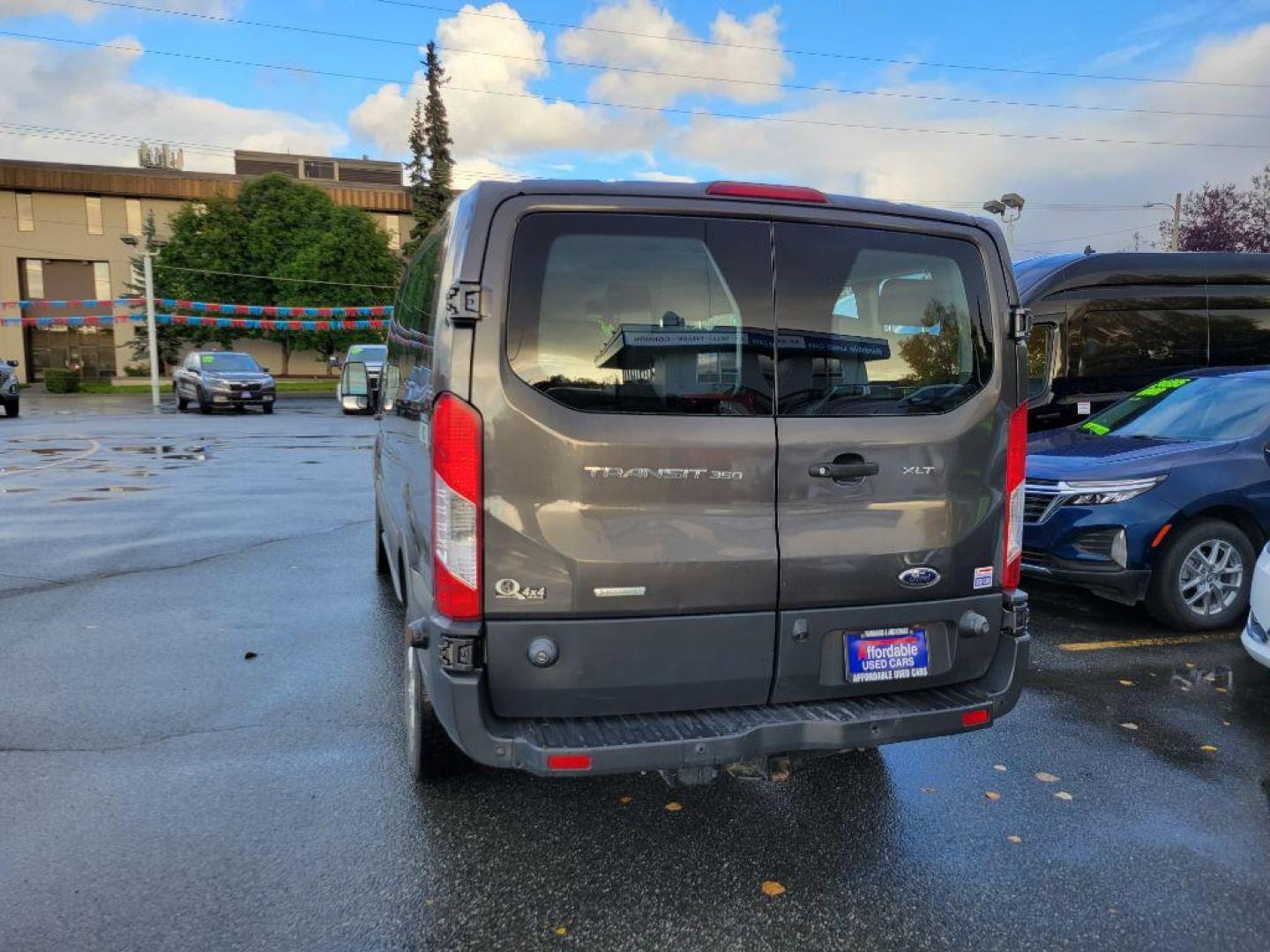 2018 GREY FORD TRANSIT T-350 (1FBZX2YG4JK) with an 3.5L engine, Automatic transmission, located at 929 East 8th Ave, Anchorage, AK, 99501, (907) 274-2277, 61.214783, -149.866074 - QUIGLEY 4X4 - Photo#2