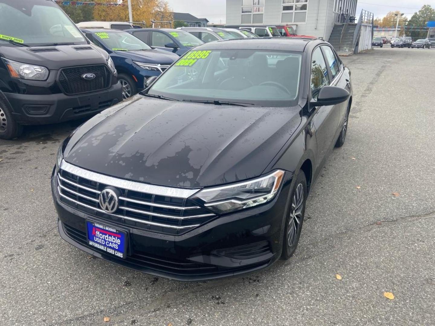 2021 GRAY VOLKSWAGEN JETTA SE SE (3VWC57BU3MM) with an 1.4L engine, Automatic transmission, located at 929 East 8th Ave, Anchorage, AK, 99501, (907) 274-2277, 61.214783, -149.866074 - Photo#0