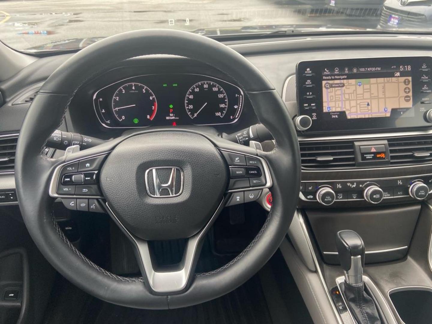 2018 GRY HONDA ACCORD TOURING (1HGCV1F94JA) with an 1.5L engine, Continuously Variable transmission, located at 929 East 8th Ave, Anchorage, AK, 99501, (907) 274-2277, 61.214783, -149.866074 - Photo#4