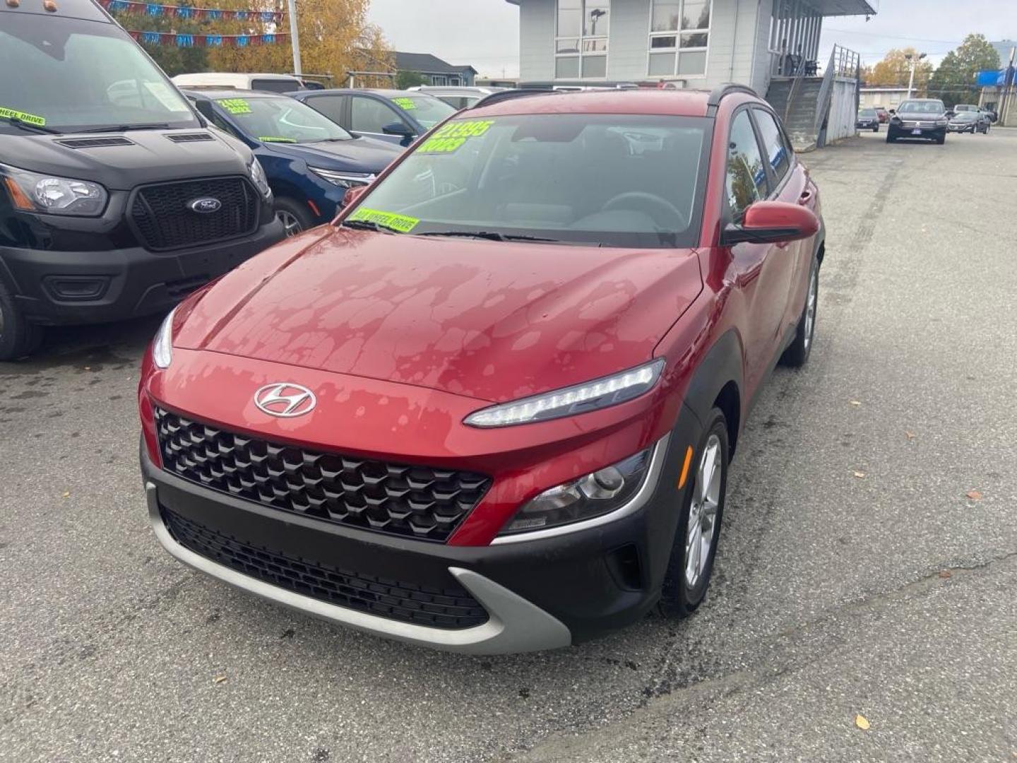 2023 RED HYUNDAI KONA SEL SEL (KM8K6CAB9PU) with an 2.0L engine, Continuously Variable transmission, located at 929 East 8th Ave, Anchorage, AK, 99501, (907) 274-2277, 61.214783, -149.866074 - Photo#0