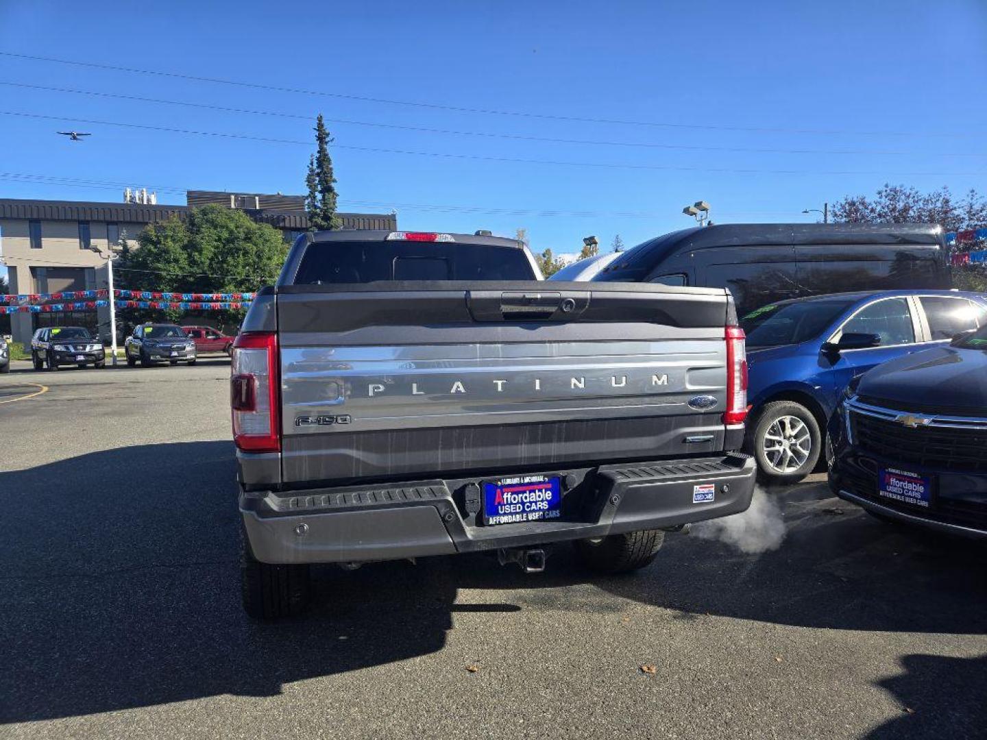 2021 GRAY FORD F150 SUPERCREW PLATINUM (1FTFW1E80MF) with an 3.5L engine, Automatic transmission, located at 929 East 8th Ave, Anchorage, AK, 99501, (907) 274-2277, 61.214783, -149.866074 - Photo#2