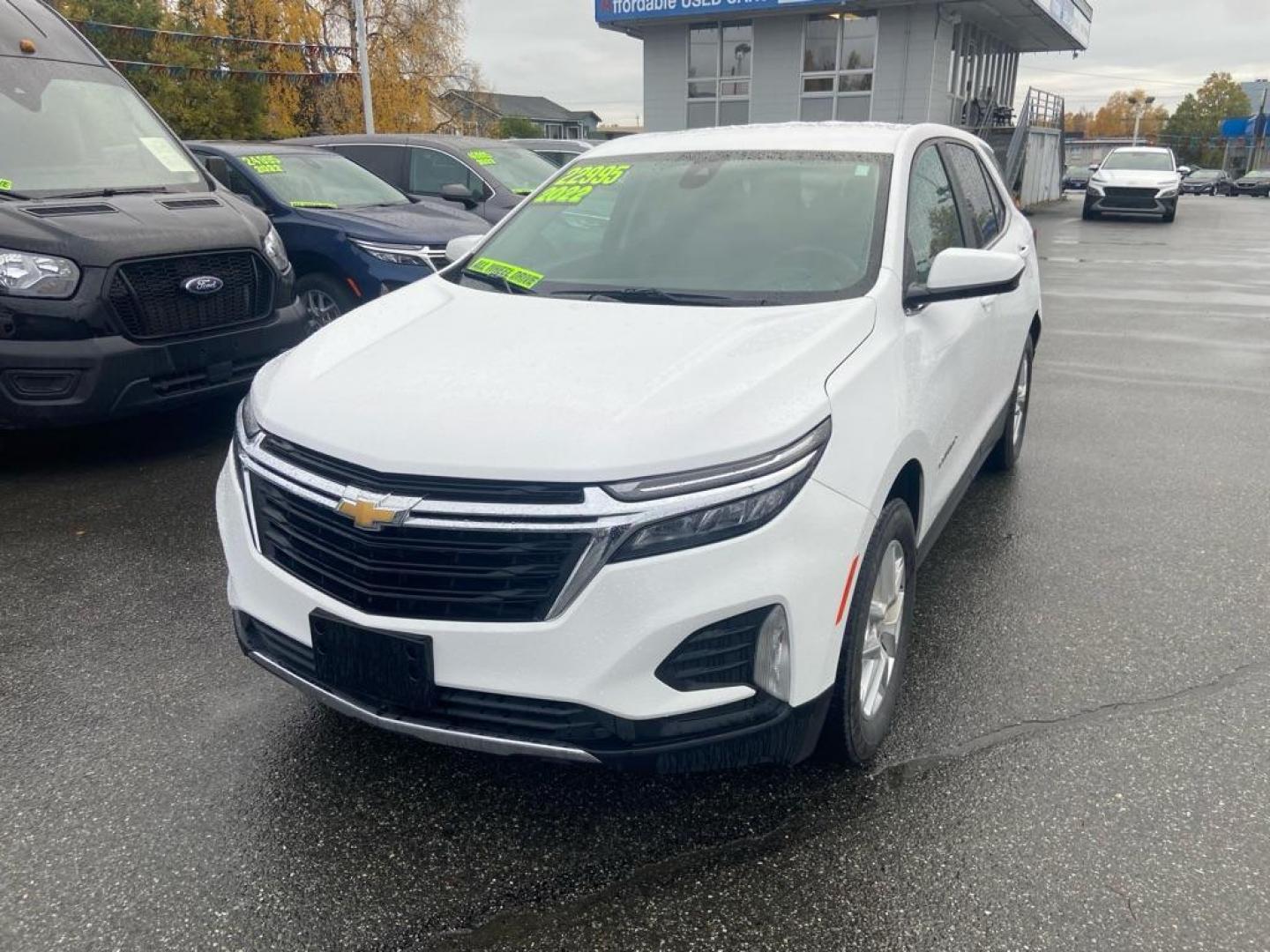 2022 WHITE CHEVROLET EQUINOX LT (3GNAXUEV9NL) with an 1.5L engine, Automatic transmission, located at 929 East 8th Ave, Anchorage, AK, 99501, (907) 274-2277, 61.214783, -149.866074 - Photo#0