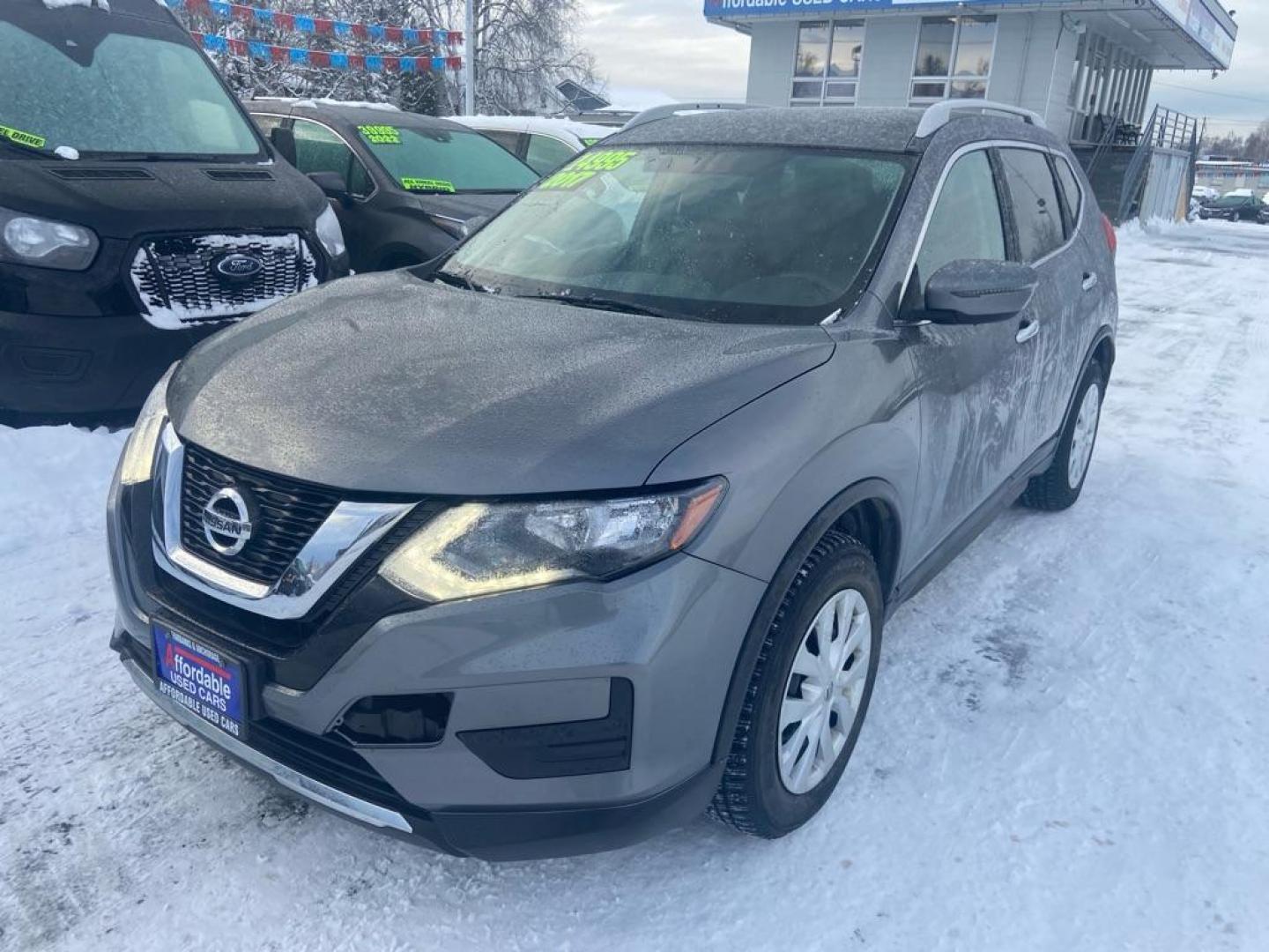 2017 GRAY NISSAN ROGUE S (JN8AT2MV9HW) with an 2.5L engine, Continuously Variable transmission, located at 929 East 8th Ave, Anchorage, AK, 99501, (907) 274-2277, 61.214783, -149.866074 - Photo#0