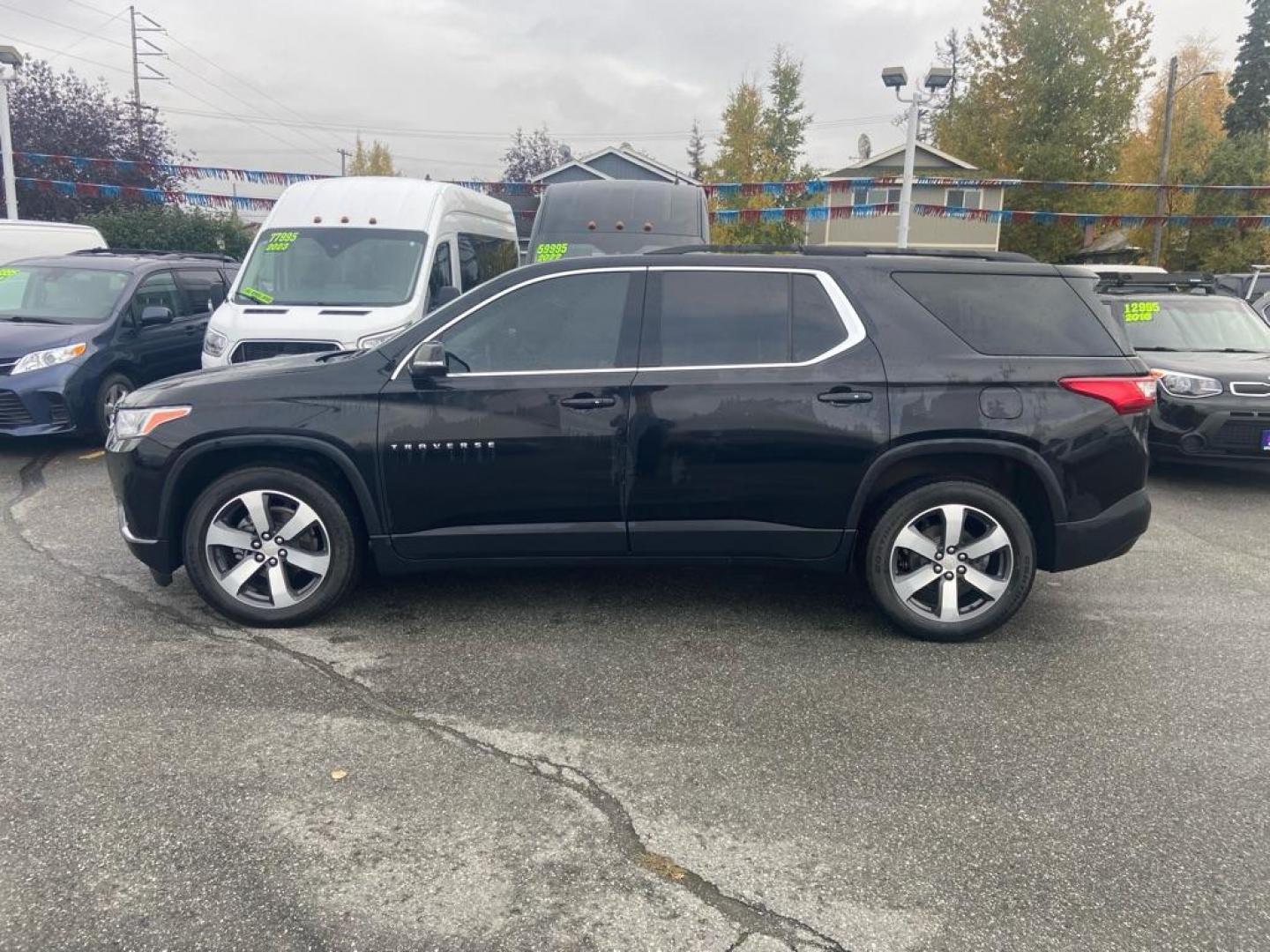 2020 BLACK CHEVROLET TRAVERSE LT (1GNEVHKW5LJ) with an 3.6L engine, Automatic transmission, located at 929 East 8th Ave, Anchorage, AK, 99501, (907) 274-2277, 61.214783, -149.866074 - Photo#1