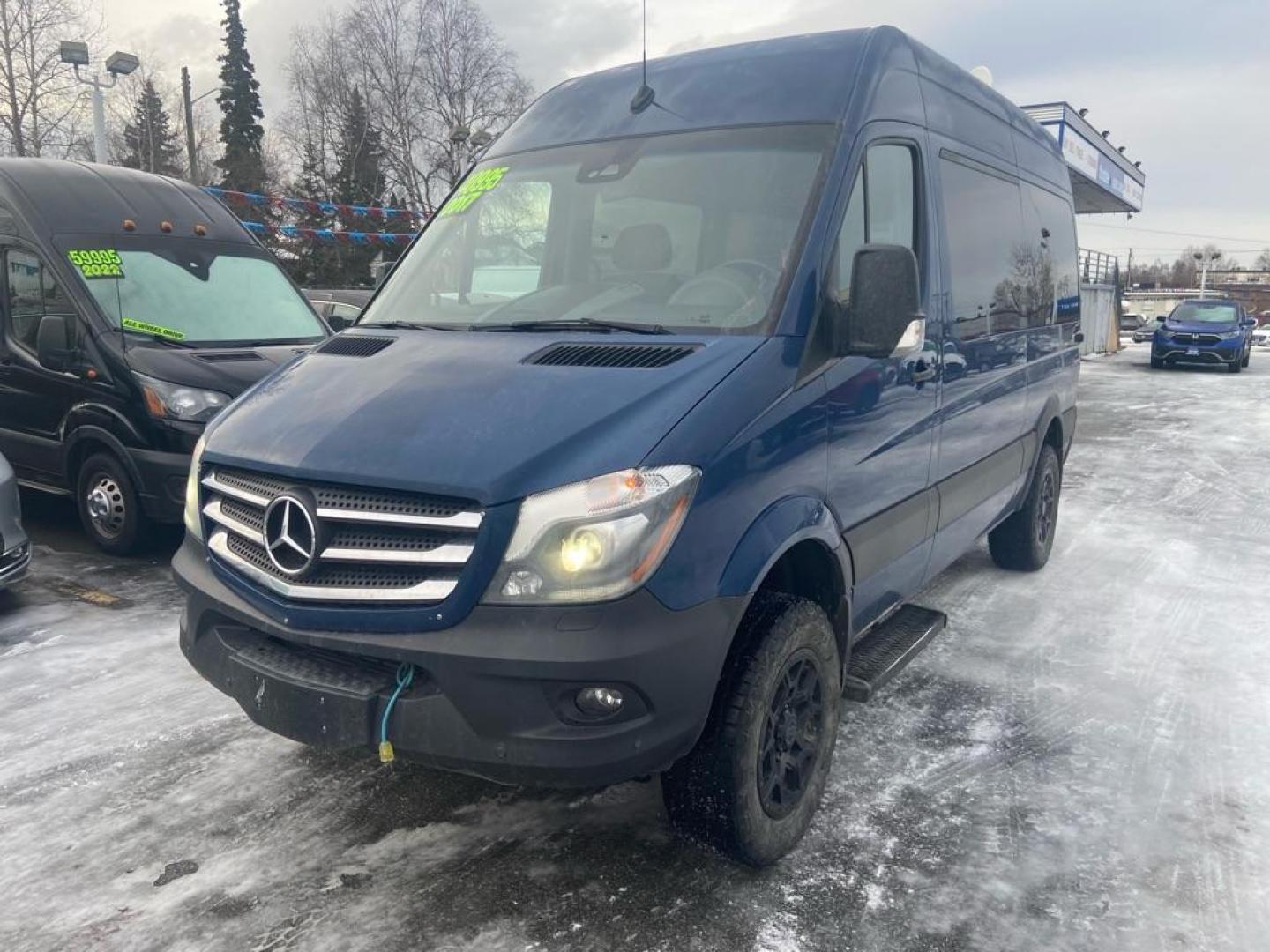 2017 BLUE MERCEDES FREIGHTLINER SPRINTER (WCDFE7CD7HP) , Automatic transmission, located at 929 East 8th Ave, Anchorage, AK, 99501, (907) 274-2277, 61.214783, -149.866074 - Photo#0