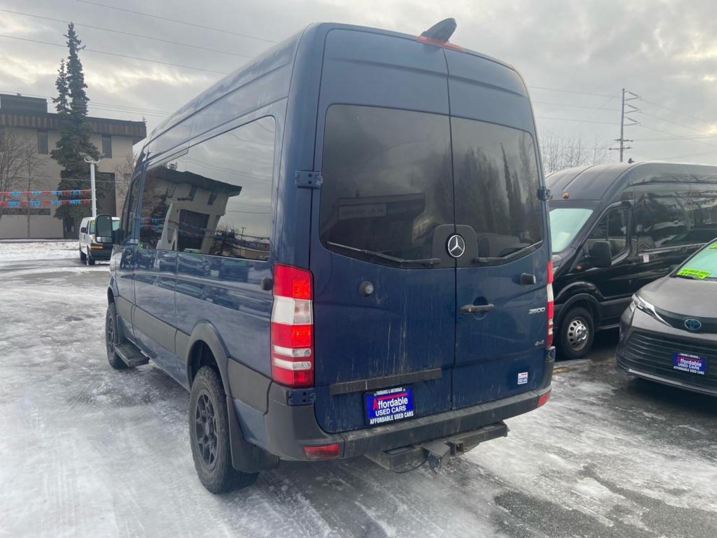 2017 BLUE MERCEDES FREIGHTLINER SPRINTER (WCDFE7CD7HP) , Automatic transmission, located at 929 East 8th Ave, Anchorage, AK, 99501, (907) 274-2277, 61.214783, -149.866074 - Photo#2