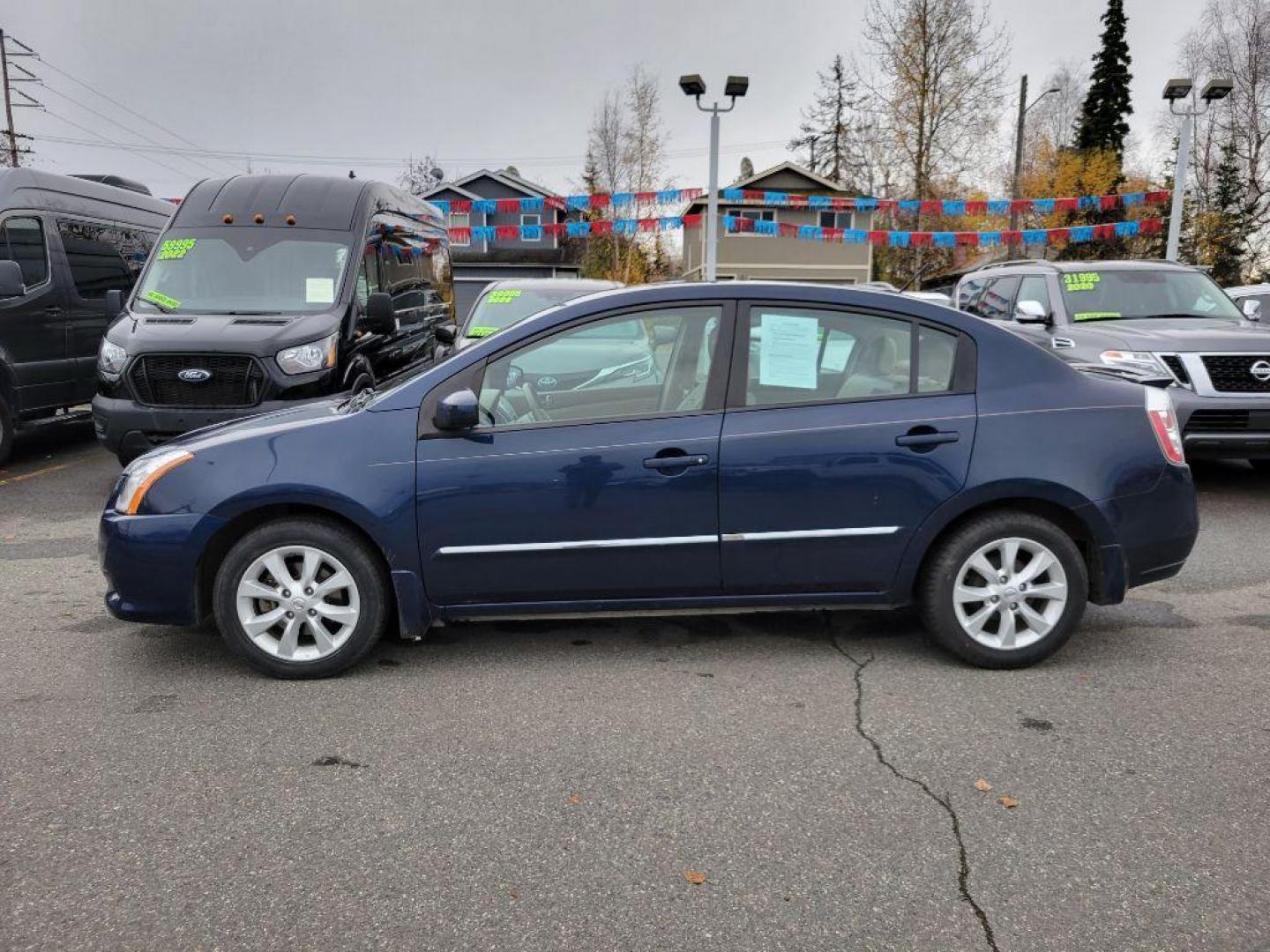 2012 BLUE NISSAN SENTRA S 2.0 (3N1AB6AP9CL) with an 2.0L engine, Continuously Variable transmission, located at 929 East 8th Ave, Anchorage, AK, 99501, (907) 274-2277, 61.214783, -149.866074 - Photo#1