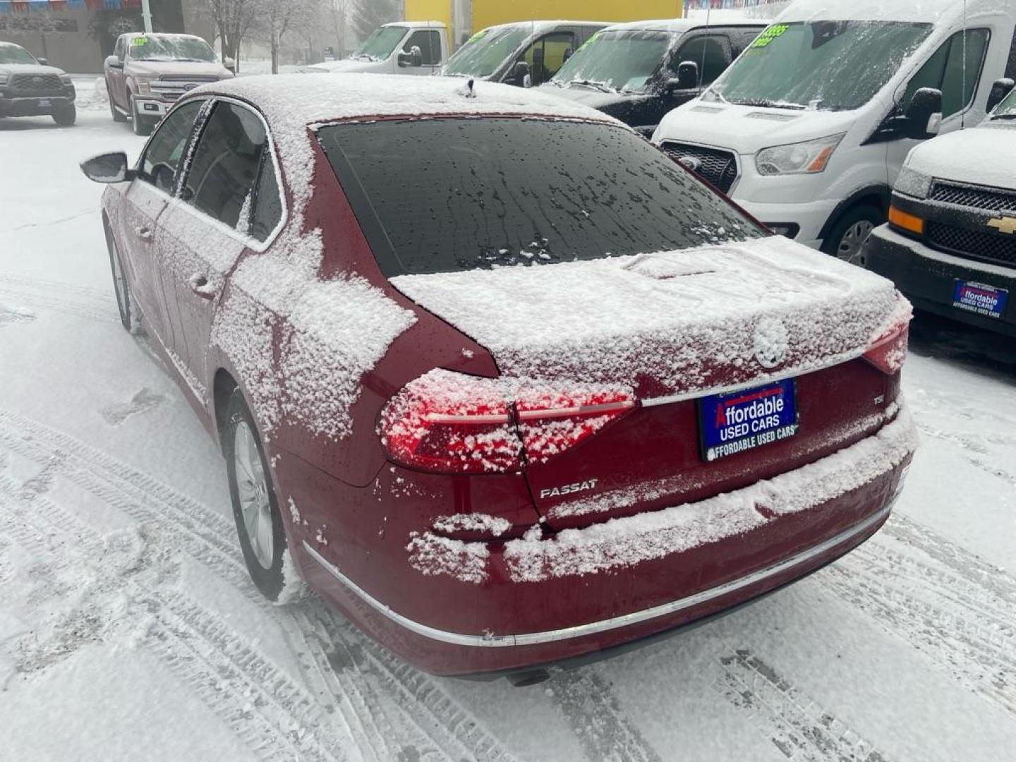 2016 RED VOLKSWAGEN PASSAT S (1VWAT7A39GC) with an 1.8L engine, Automatic transmission, located at 929 East 8th Ave, Anchorage, AK, 99501, (907) 274-2277, 61.214783, -149.866074 - Photo#2