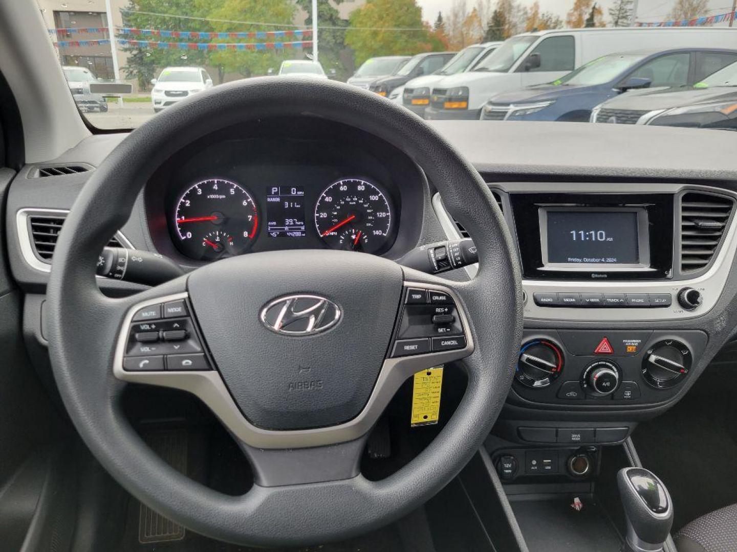 2021 RED HYUNDAI ACCENT SE SE (3KPC24A67ME) with an 1.6L engine, 6-Speed Manual transmission, located at 929 East 8th Ave, Anchorage, AK, 99501, (907) 274-2277, 61.214783, -149.866074 - Photo#4