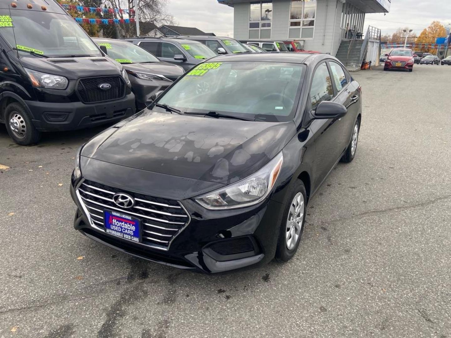 2021 BLACK HYUNDAI ACCENT SE SE (3KPC24A62ME) with an 1.6L engine, 6-Speed Manual transmission, located at 929 East 8th Ave, Anchorage, AK, 99501, (907) 274-2277, 61.214783, -149.866074 - Photo#0