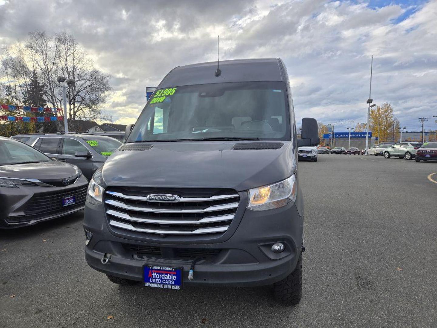 2019 GREY SPRINTER HIGH ROOF (WCDFF0CD7KT) , Automatic transmission, located at 929 East 8th Ave, Anchorage, AK, 99501, (907) 274-2277, 61.214783, -149.866074 - Photo#0