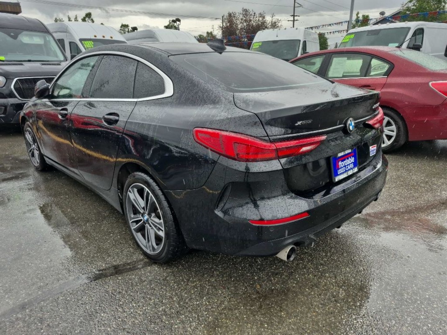 2022 BLACK BMW 228XI (WBA73AK08N7) with an 2.0L engine, Automatic transmission, located at 929 East 8th Ave, Anchorage, AK, 99501, (907) 274-2277, 61.214783, -149.866074- Photo#2