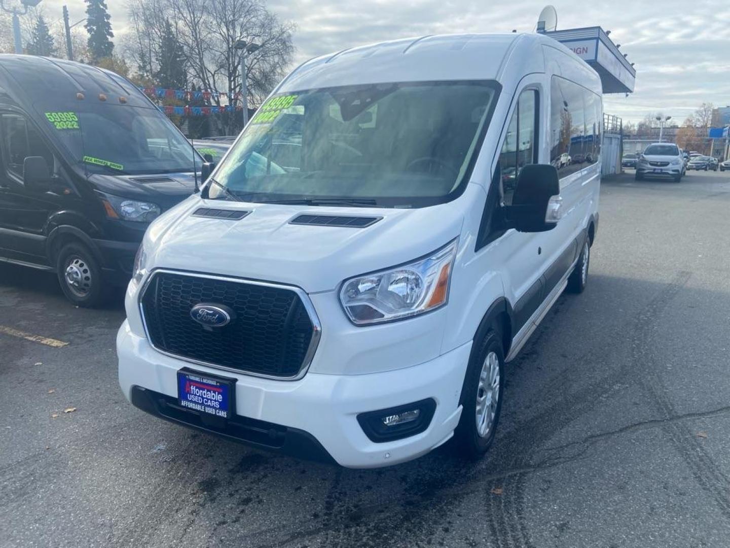 2022 WHITE FORD TRANSIT T-350 (1FDAX2C88NK) with an 3.5L engine, Automatic transmission, located at 929 East 8th Ave, Anchorage, AK, 99501, (907) 274-2277, 61.214783, -149.866074 - Photo#0