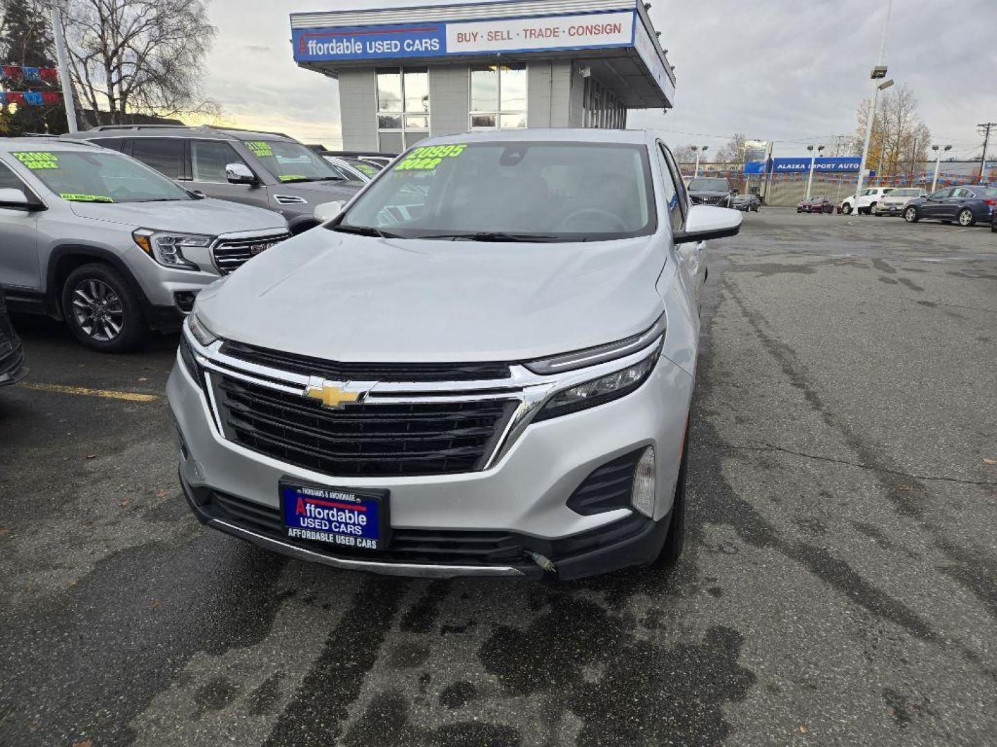 2022 SILVER CHEVROLET EQUINOX LT LT (3GNAXUEV4NL) with an 1.5L engine, Automatic transmission, located at 929 East 8th Ave, Anchorage, AK, 99501, (907) 274-2277, 61.214783, -149.866074 - Photo#0