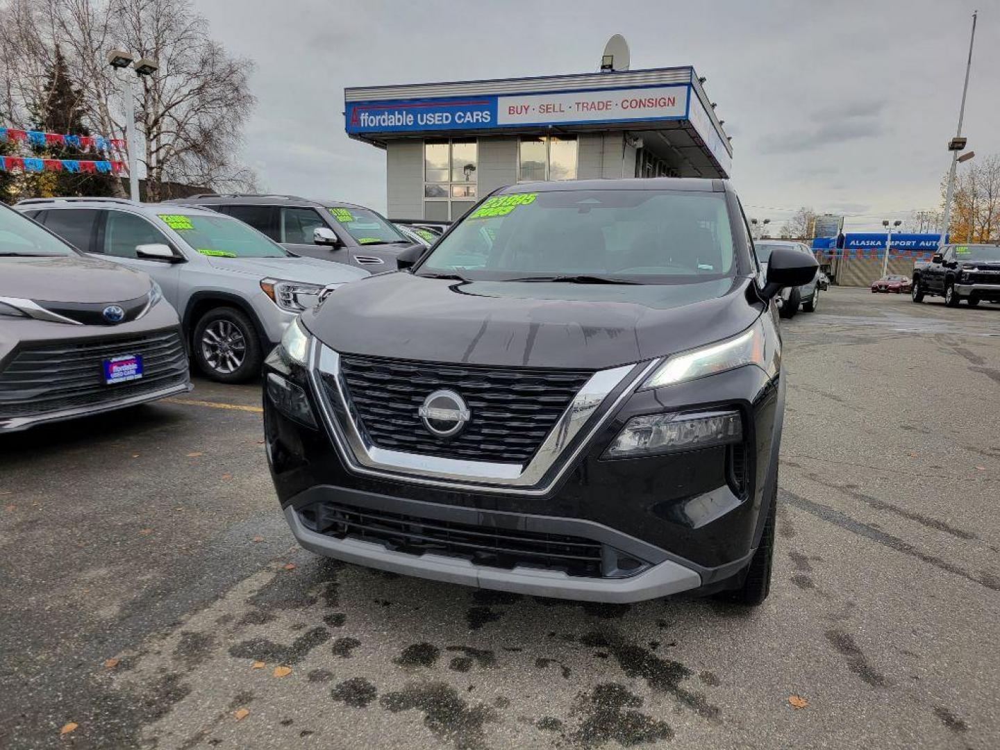 2023 BLACK NISSAN ROGUE S S (5N1BT3AB8PC) with an 1.5L engine, Automatic transmission, located at 929 East 8th Ave, Anchorage, AK, 99501, (907) 274-2277, 61.214783, -149.866074 - Photo#0